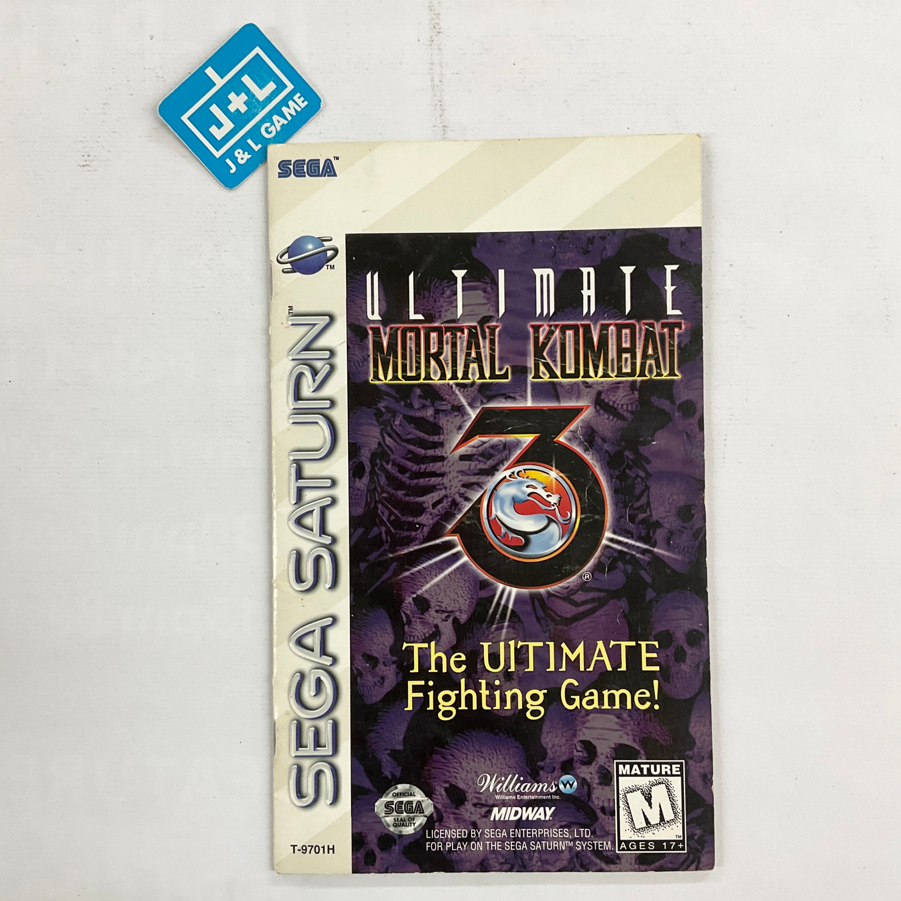 Ultimate Mortal Kombat 3 - (SS) SEGA Saturn [Pre-Owned] Video Games Williams   