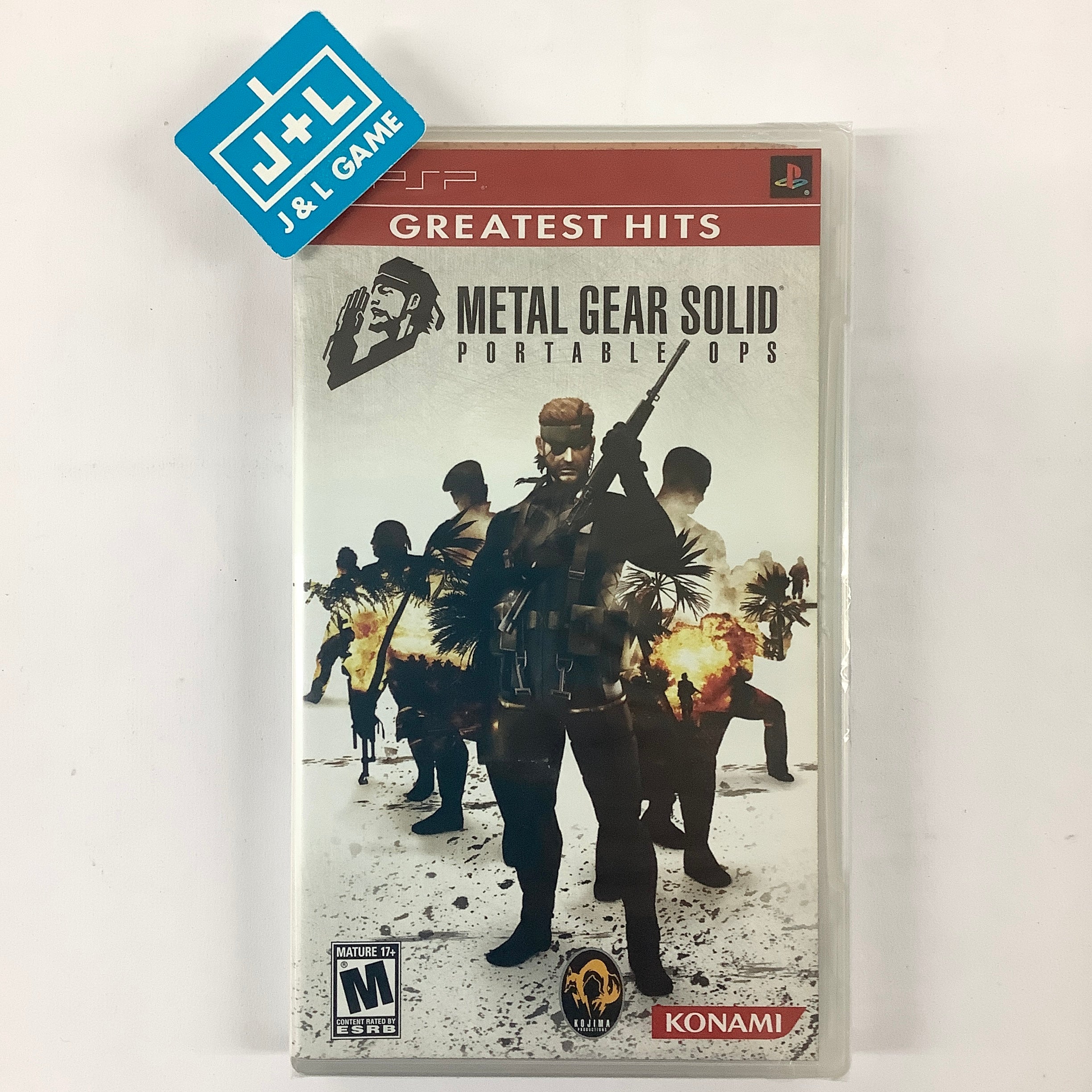 Metal Gear Solid: Portable Ops (Greatest Hits) - Sony PSP Video Games Konami   