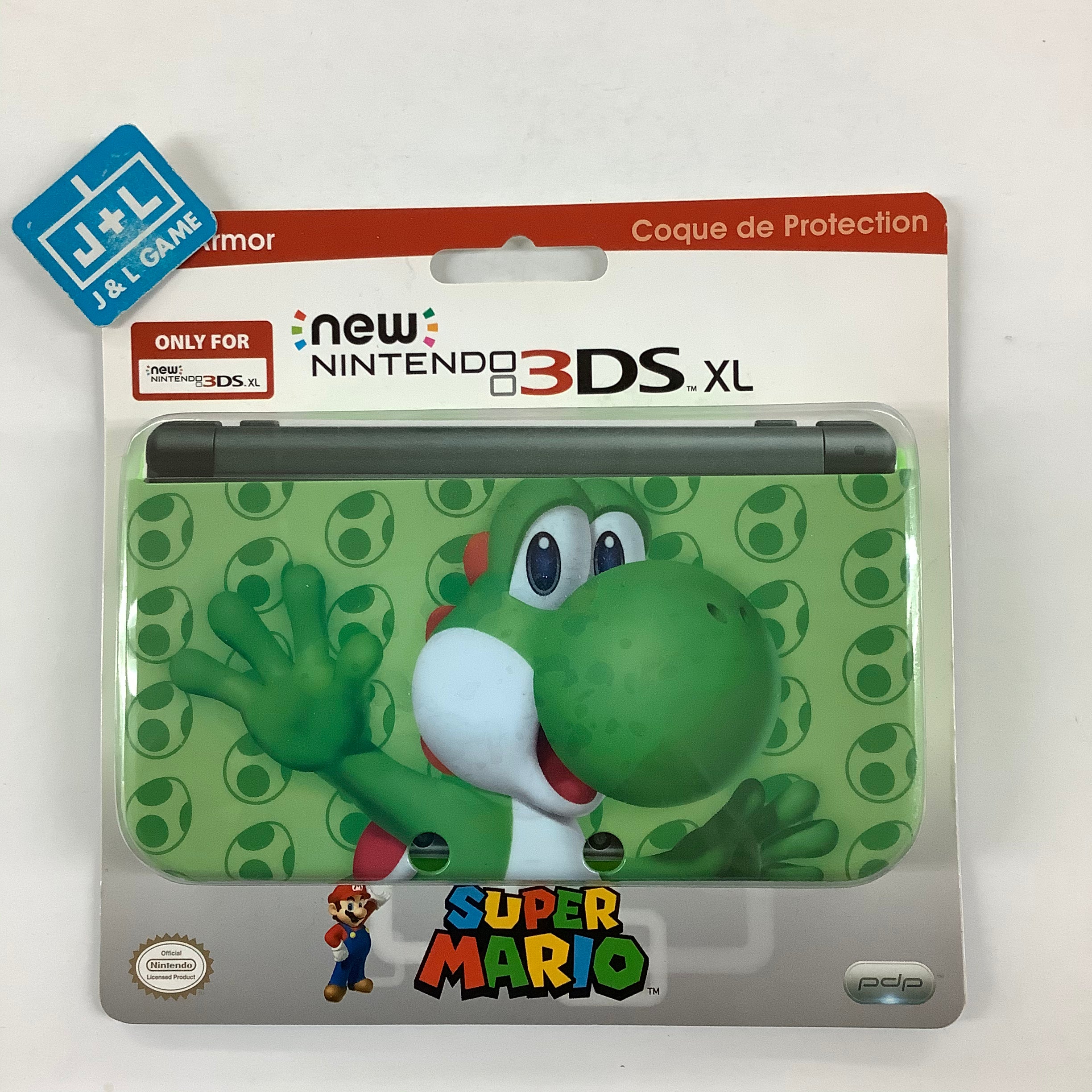 PDP New Nintendo 3DS XL Clip Armor (Yoshi) - Nintendo 3DS Accessories PDP
