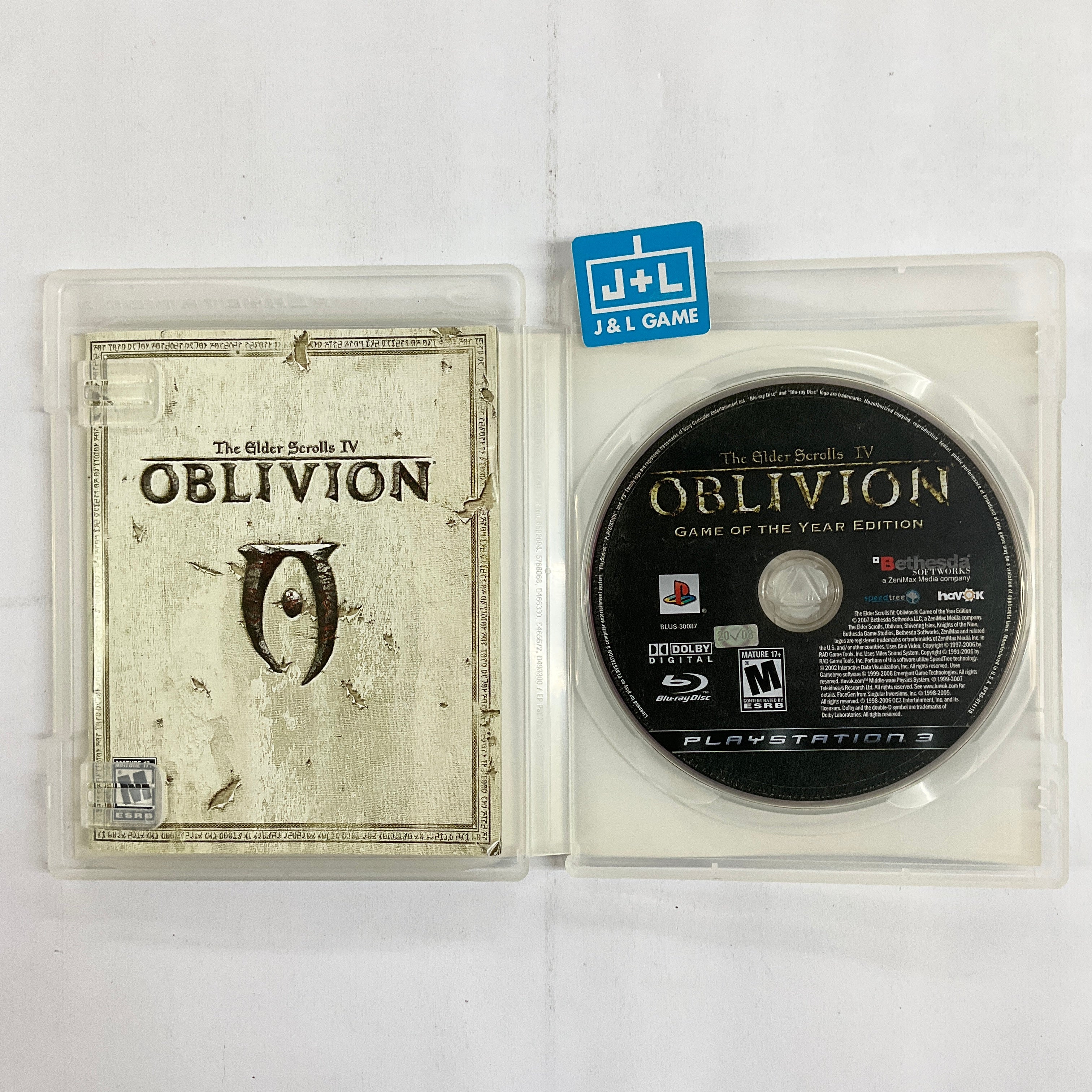 The Elder Scrolls IV: Oblivion (Game of the Year Edition) - (PS3) PlayStation 3 [Pre-Owned] Video Games Bethesda Softworks   