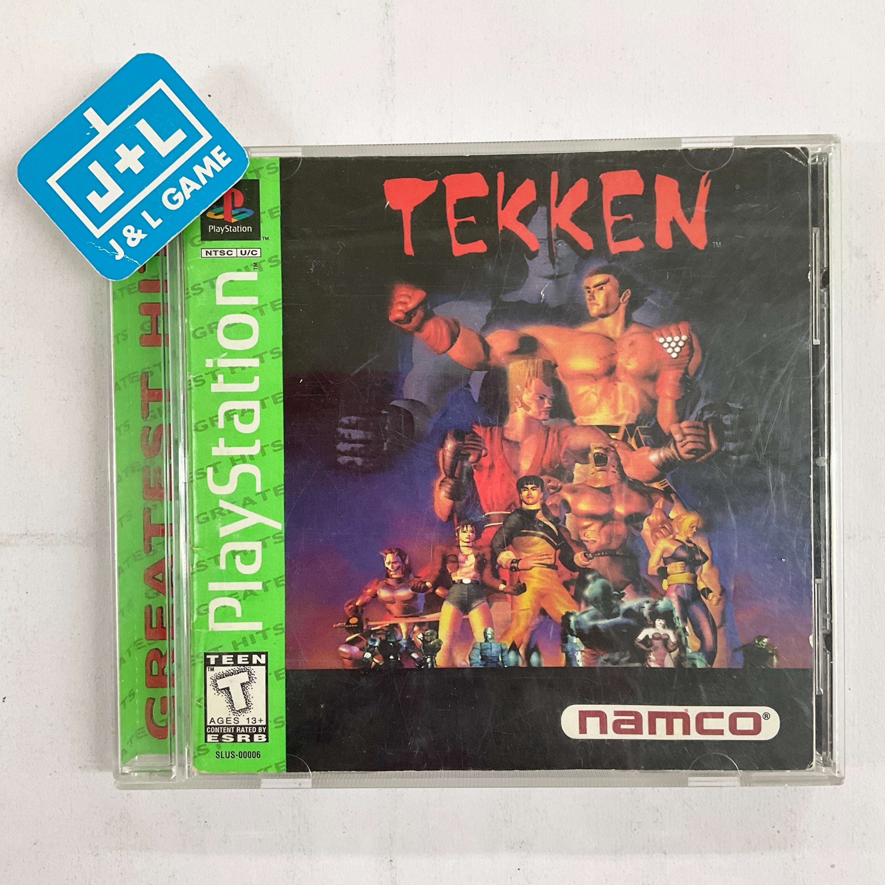Tekken (Greatest Hits) - (PS1) PlayStation 1 [Pre-Owned] Video Games Namco   
