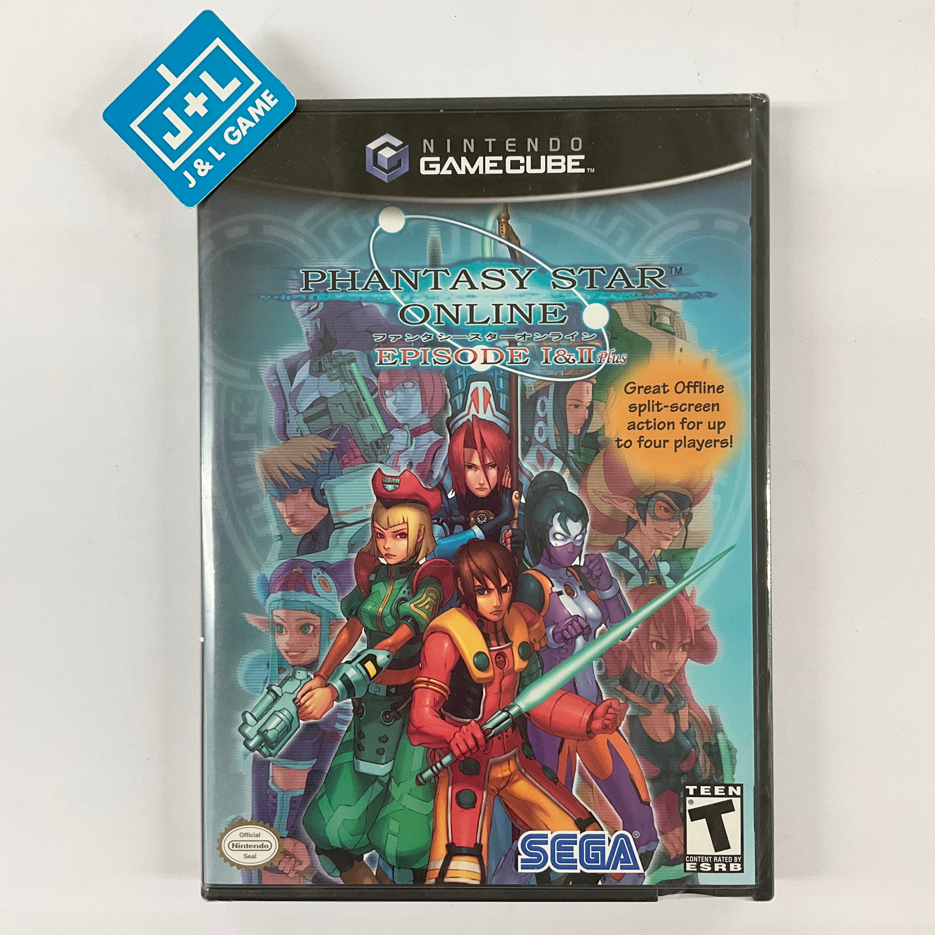 Phantasy Star Online Episode I & II Plus - (GC) GameCube Video Games Sega