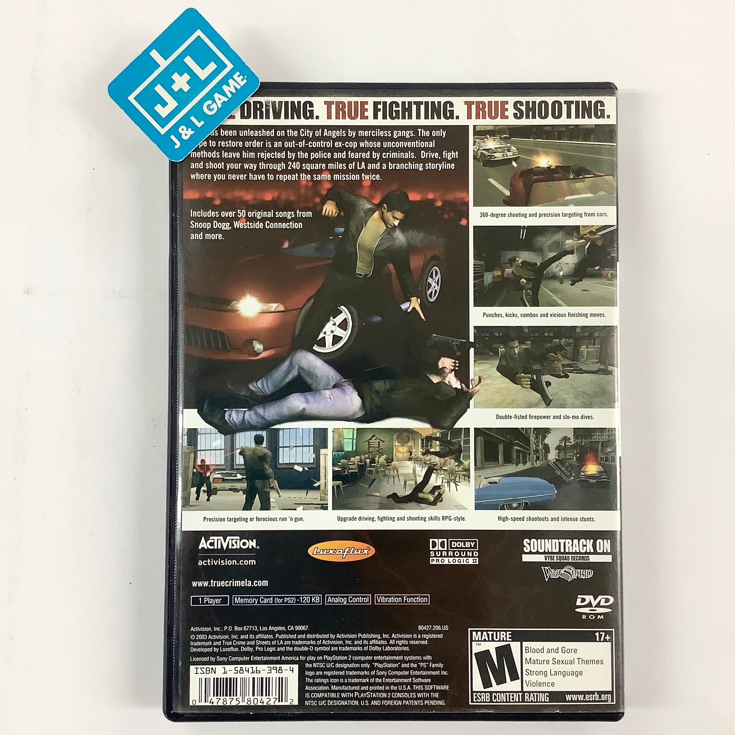 True Crime: Streets of LA - (PS2) PlayStation 2 [Pre-Owned] Video Games Activision   