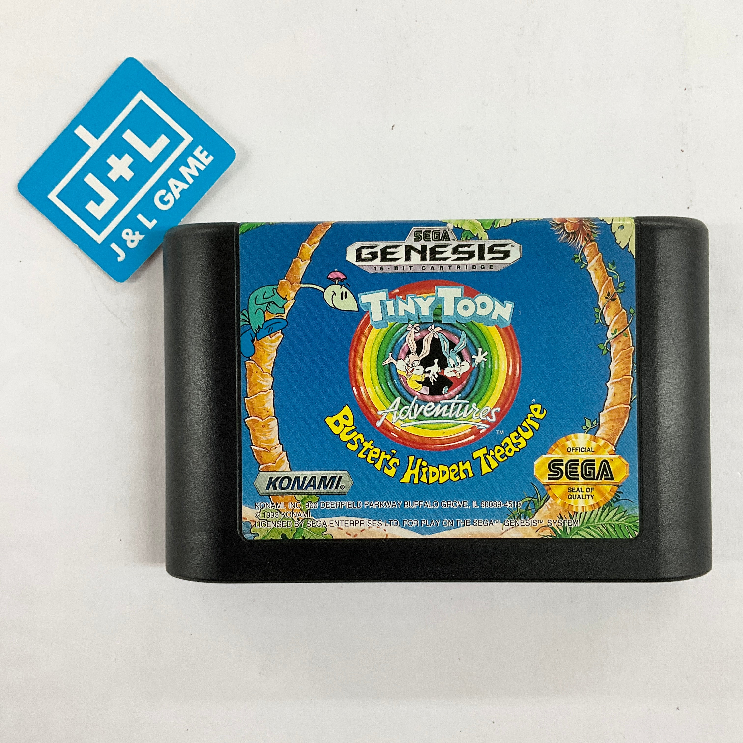 Tiny Toon Adventures: Buster's Hidden Treasure - (SG) SEGA Genesis