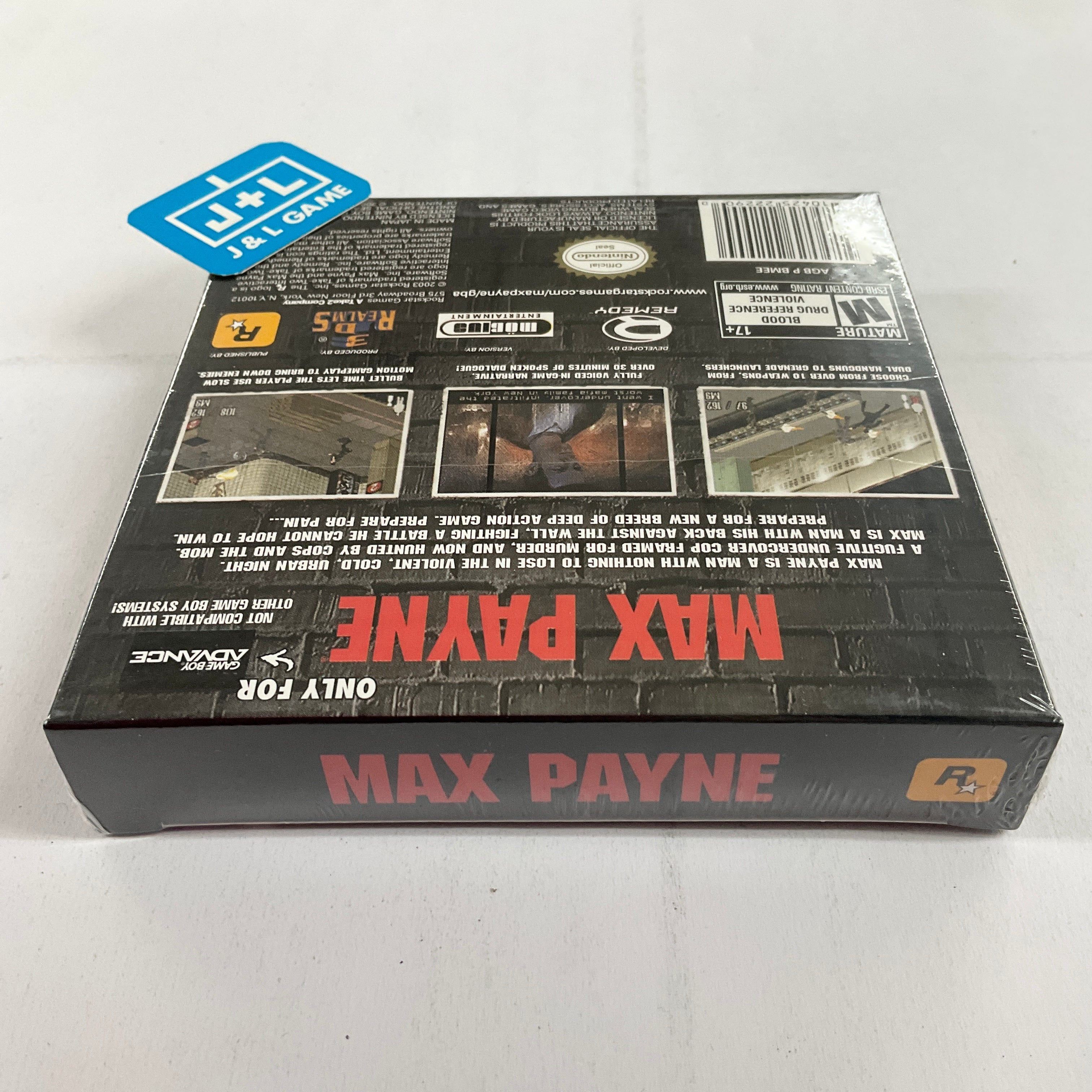 Max Payne - (GBA) Game Boy Advance Video Games Rockstar Games   