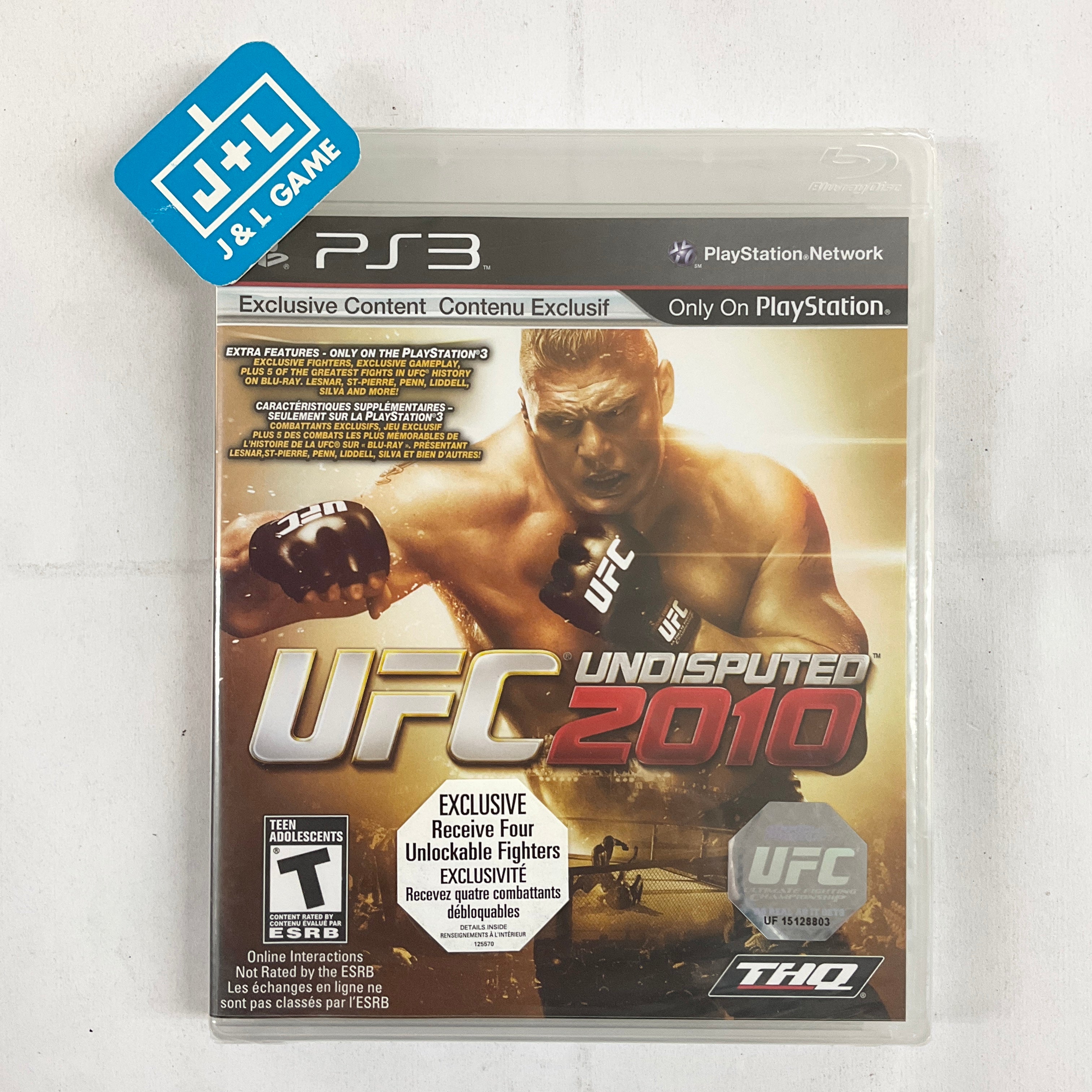 UFC Undisputed 2010 (PS3) PlayStation J&L Game