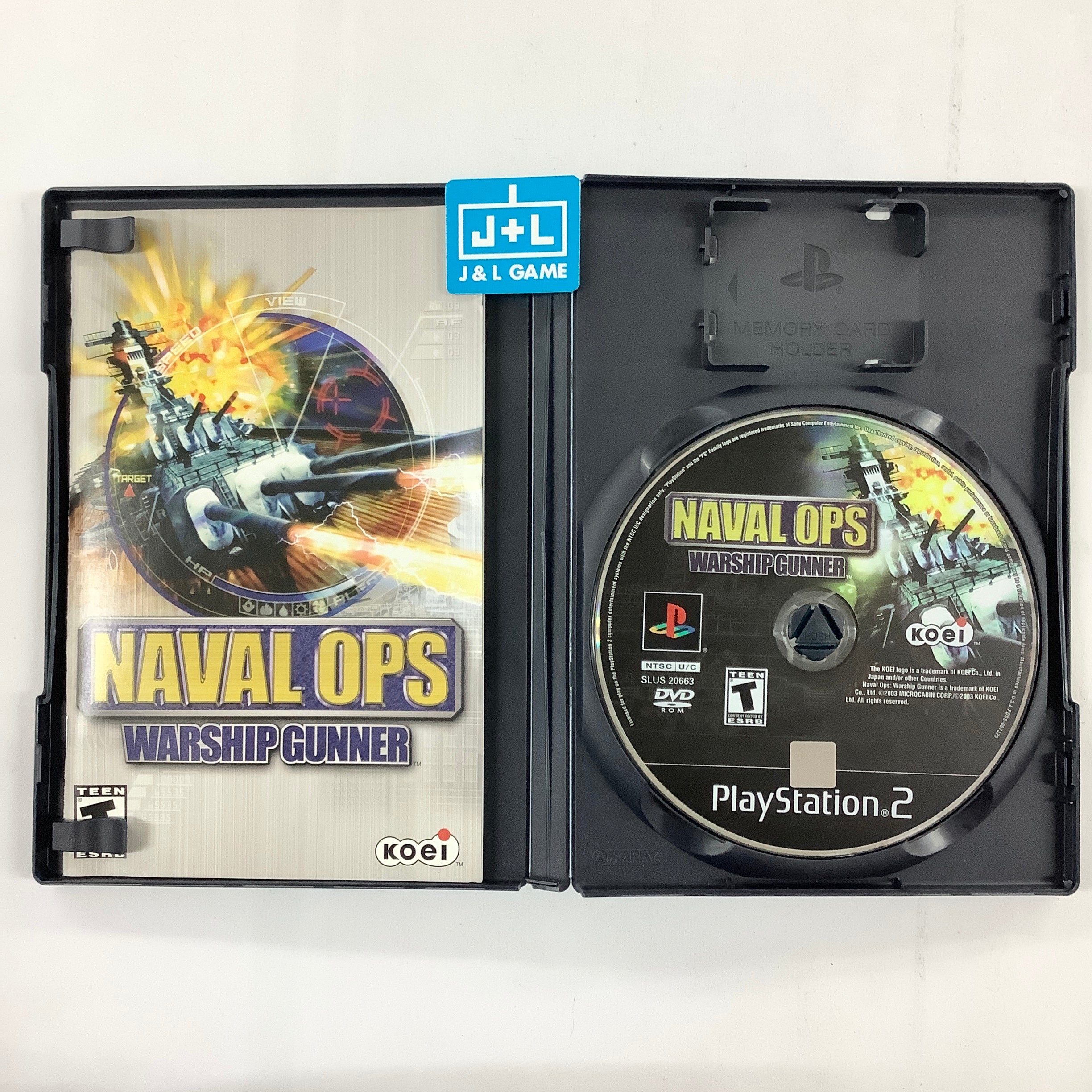 Naval Ops: Warship Gunner - (PS2) PlayStation 2 [Pre-Owned] Video Games Koei   