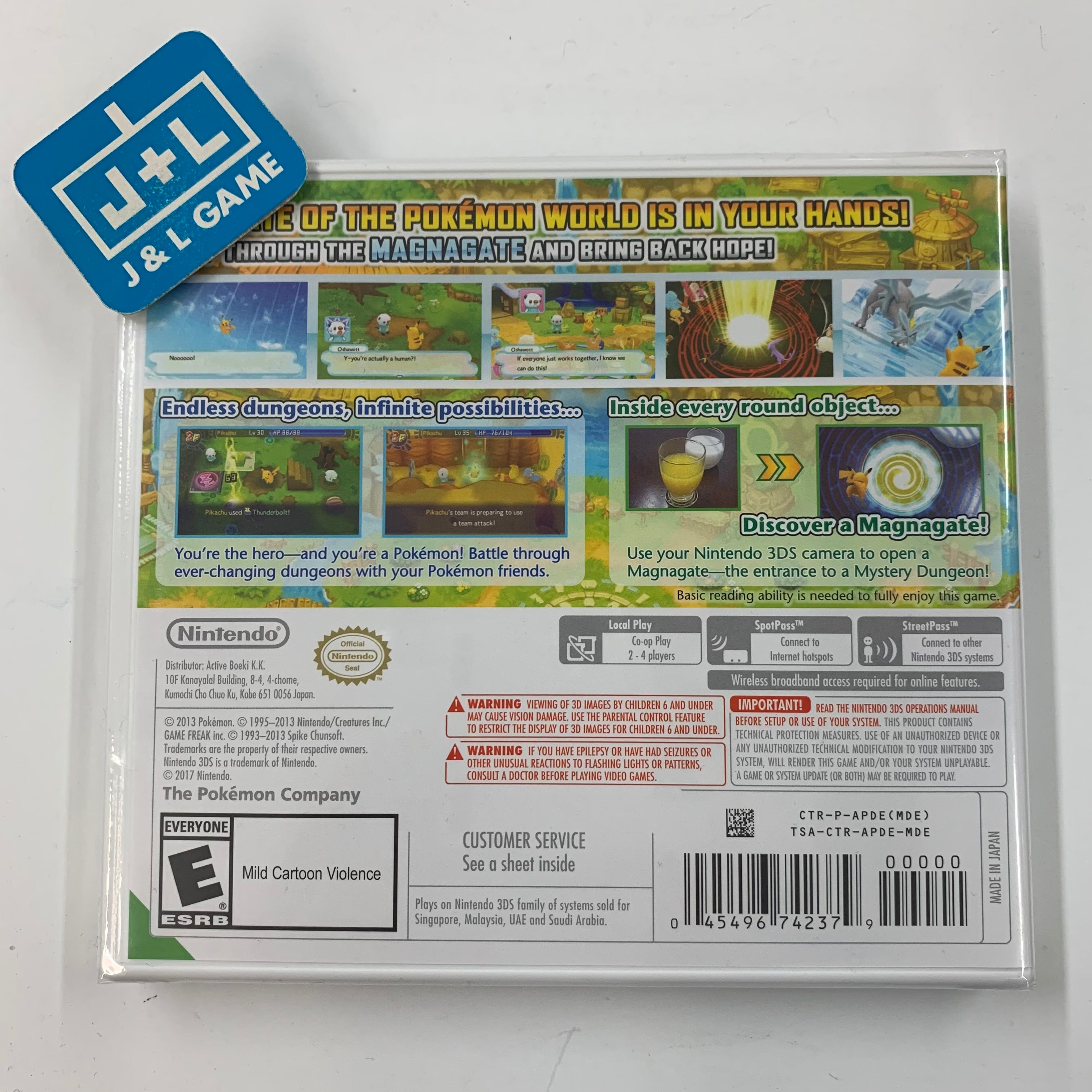Pokemon Mystery Dungeon: Gates to Infinity - Nintendo 3DS (World Edition) Video Games Nintendo   