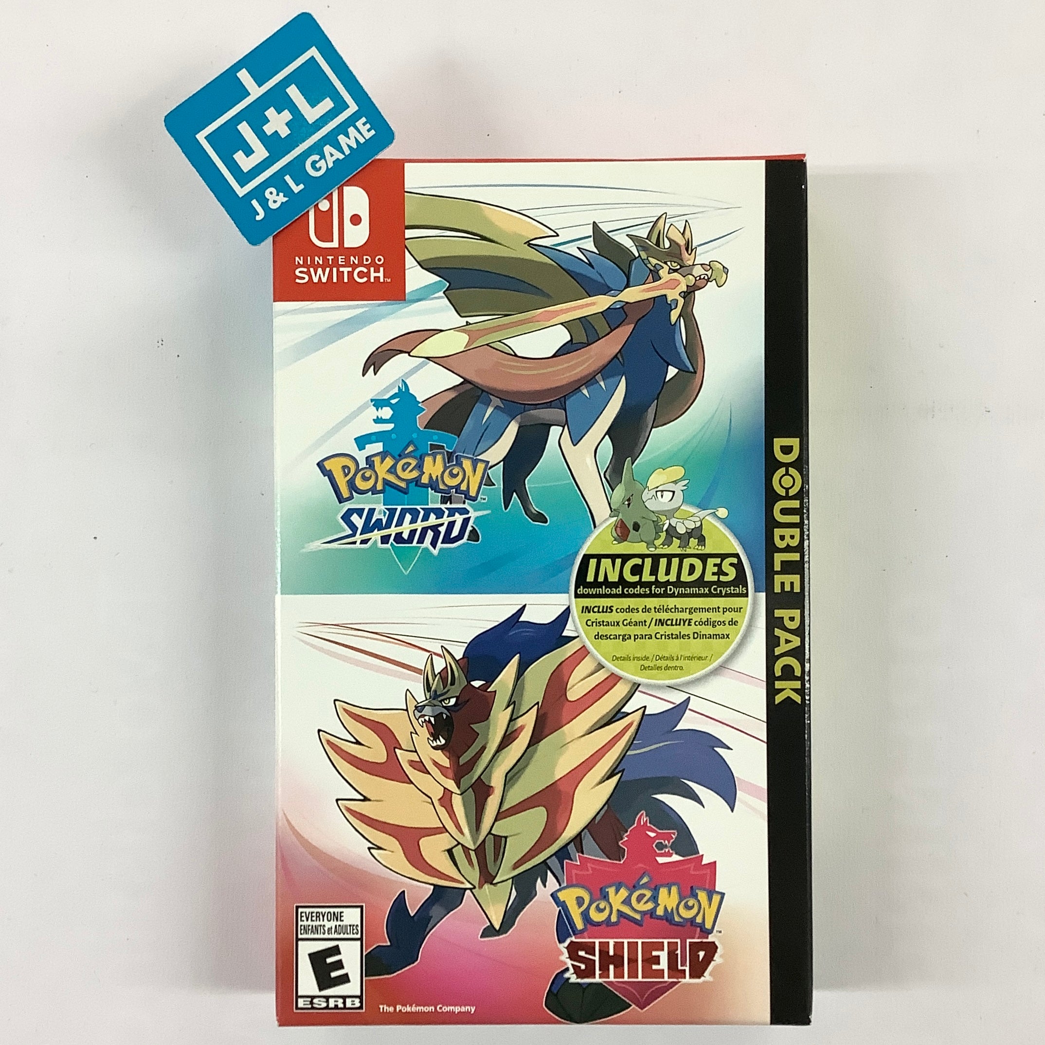 Pokemon Sword and Pokemon Shield Double Pack - (NSW) Nintendo Switch Video Games Nintendo