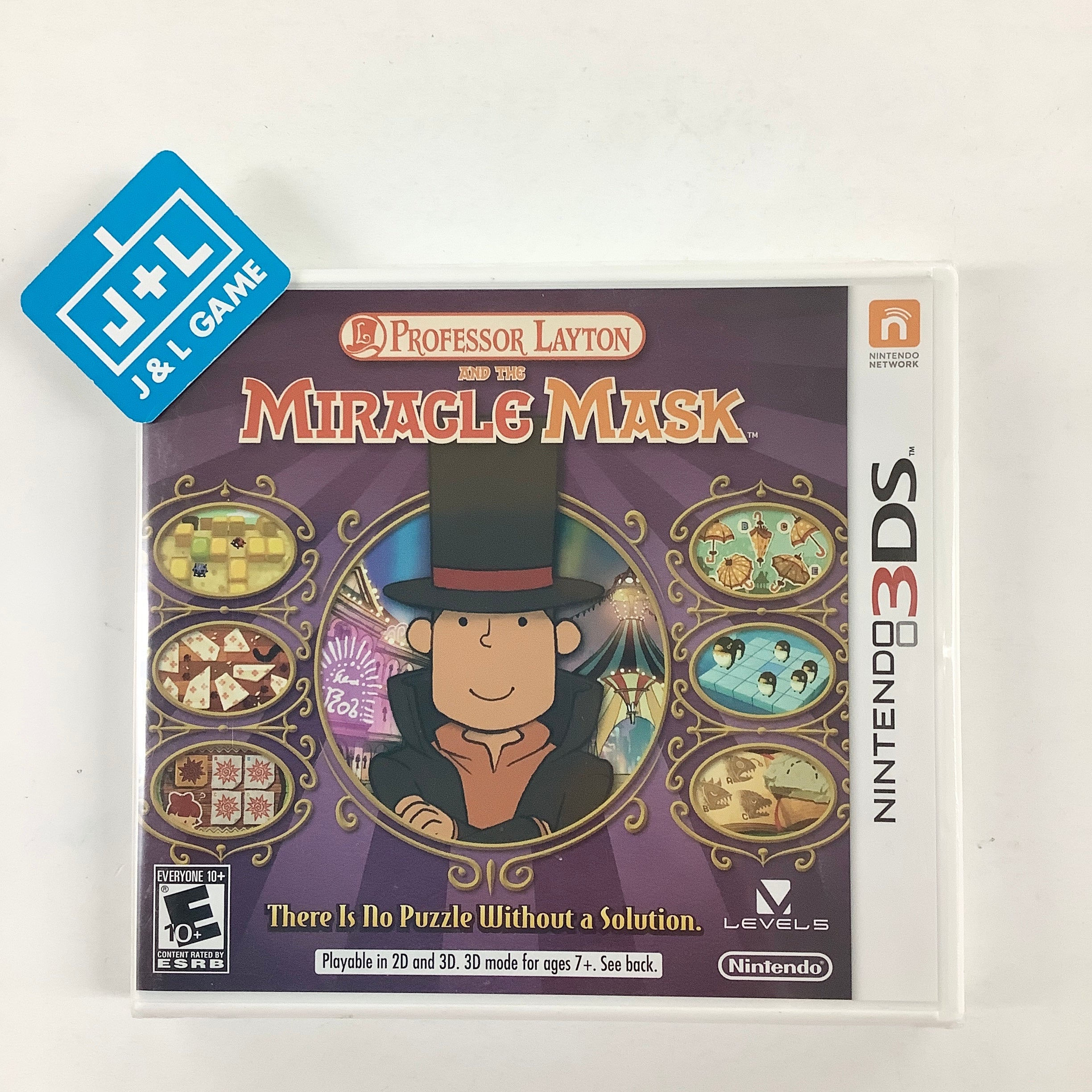 Professor Layton and the Miracle Mask - Nintendo 3DS Video Games Nintendo   