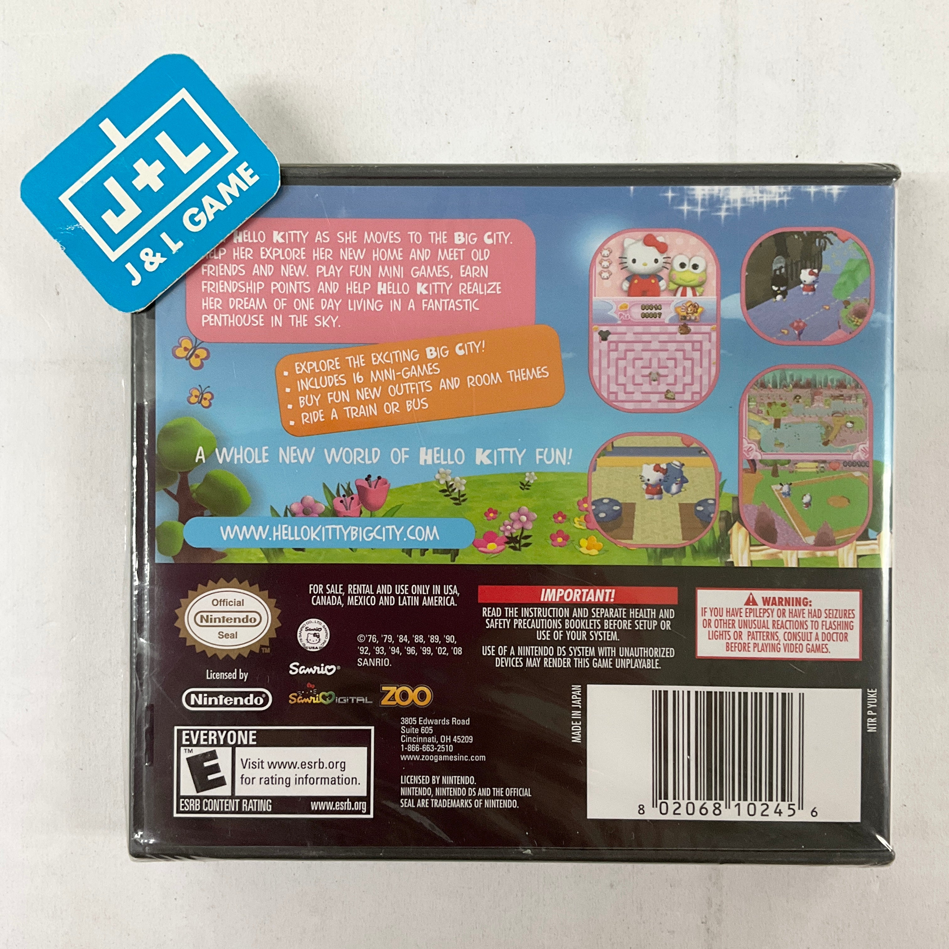 Hello Kitty: Big City Dreams - (NDS) Nintendo DS Video Games Empire Interactive   