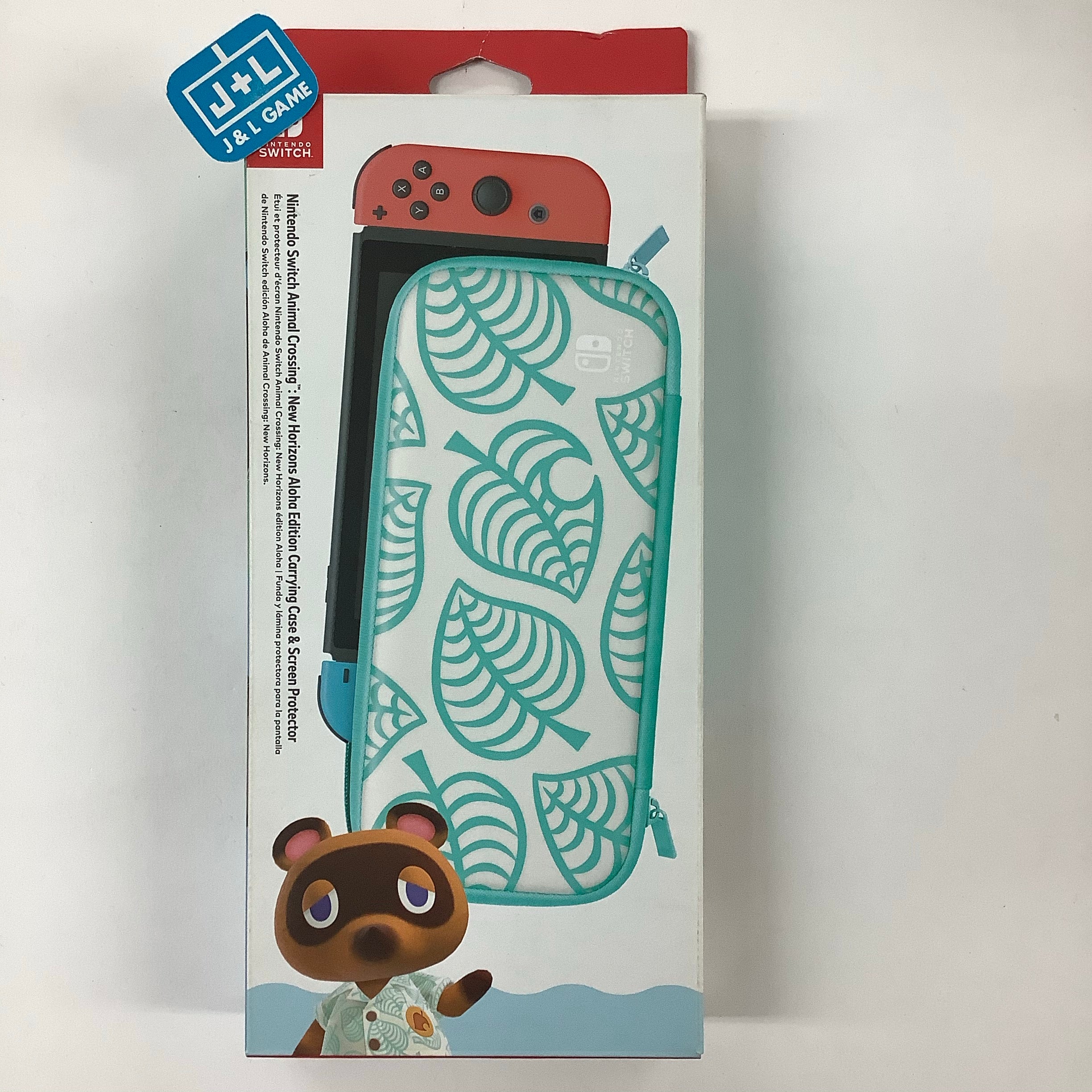 Nintendo Switch Animal Crossing: New Horizons Aloha Edition Carrying Case & Screen Protector - (NSW) Nintendo Switch Accessories Nintendo