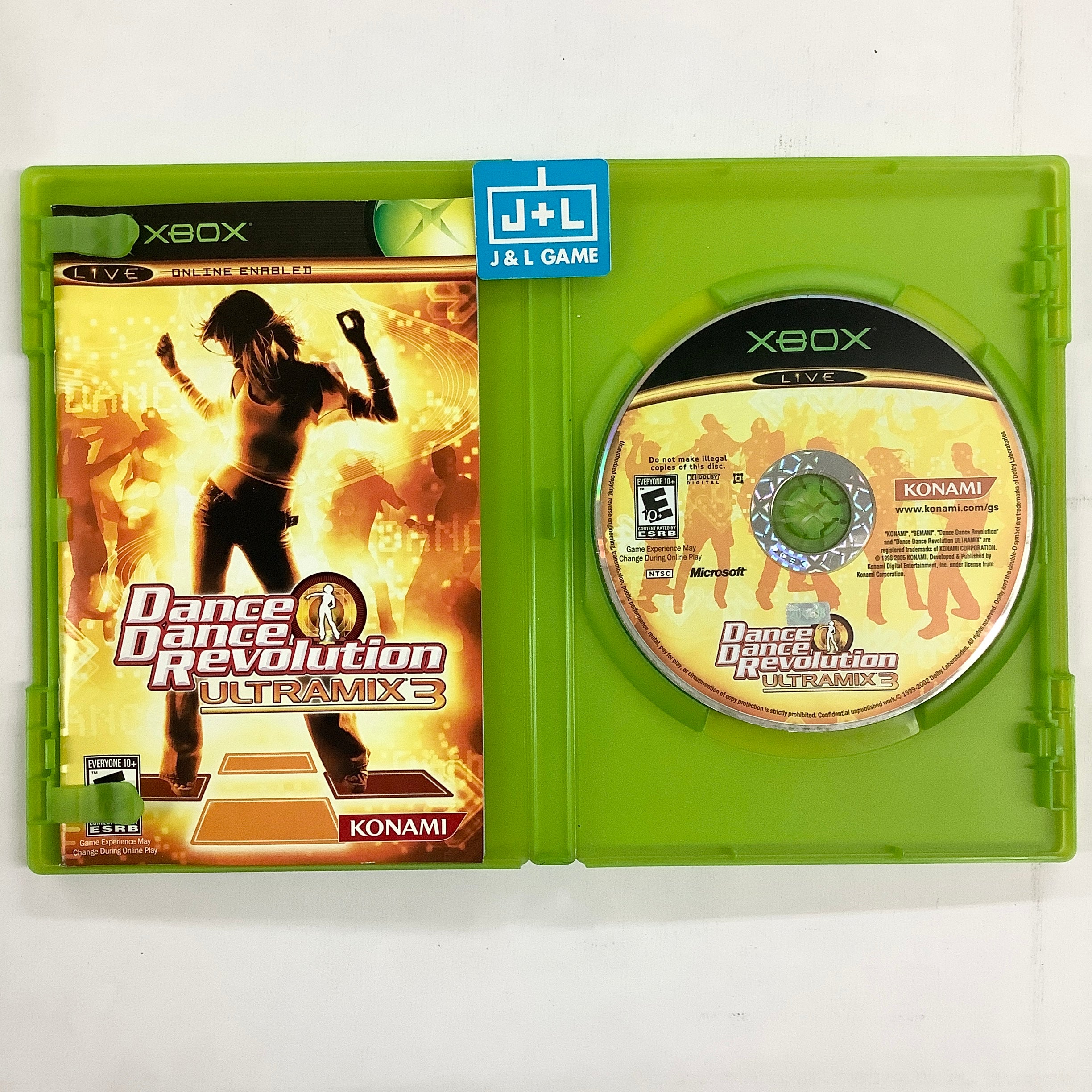 Dance Dance Revolution Ultramix 3 - (XB) Xbox [Pre-Owned] Video Games Konami   