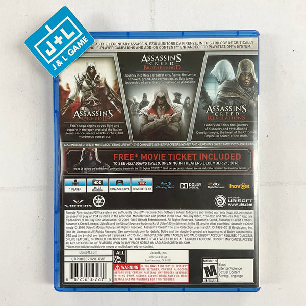 Assassins Creed The Ezio Collection (PS4)