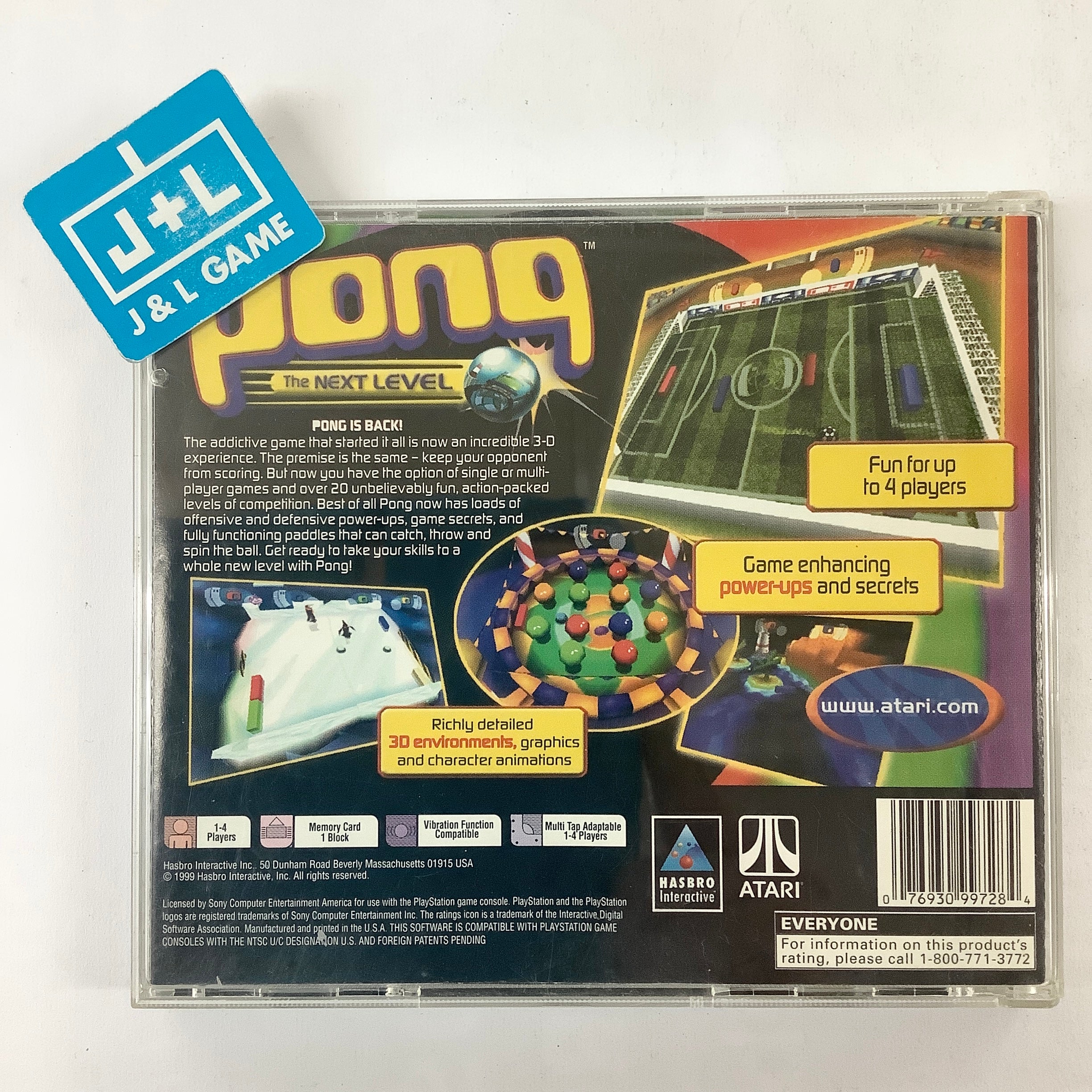 Pong: The Next Level - (PS1) PlayStation 1 [Pre-Owned] Video Games Hasbro Interactive   