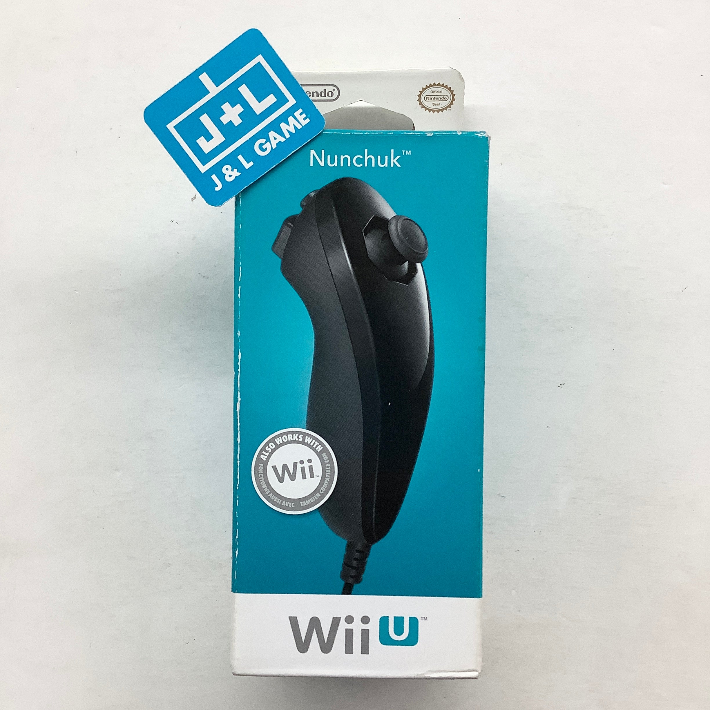 Nintendo Wii U NunChuck Controller (Black) - Nintendo Wii U Accessories Nintendo   