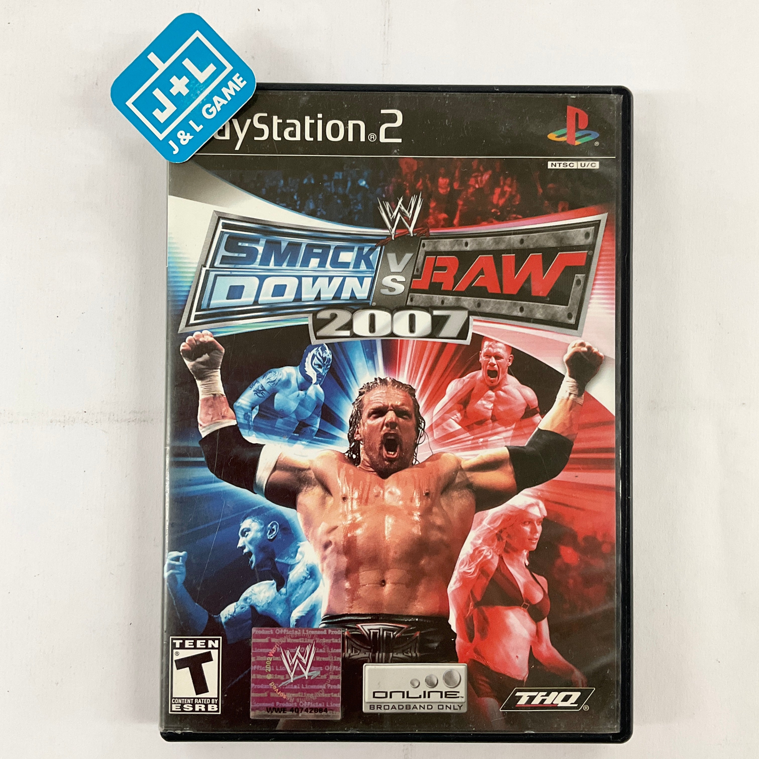 WWE SmackDown vs. Raw 2007 - (PS2) PlayStation 2 [Pre-Owned] Video Games THQ   