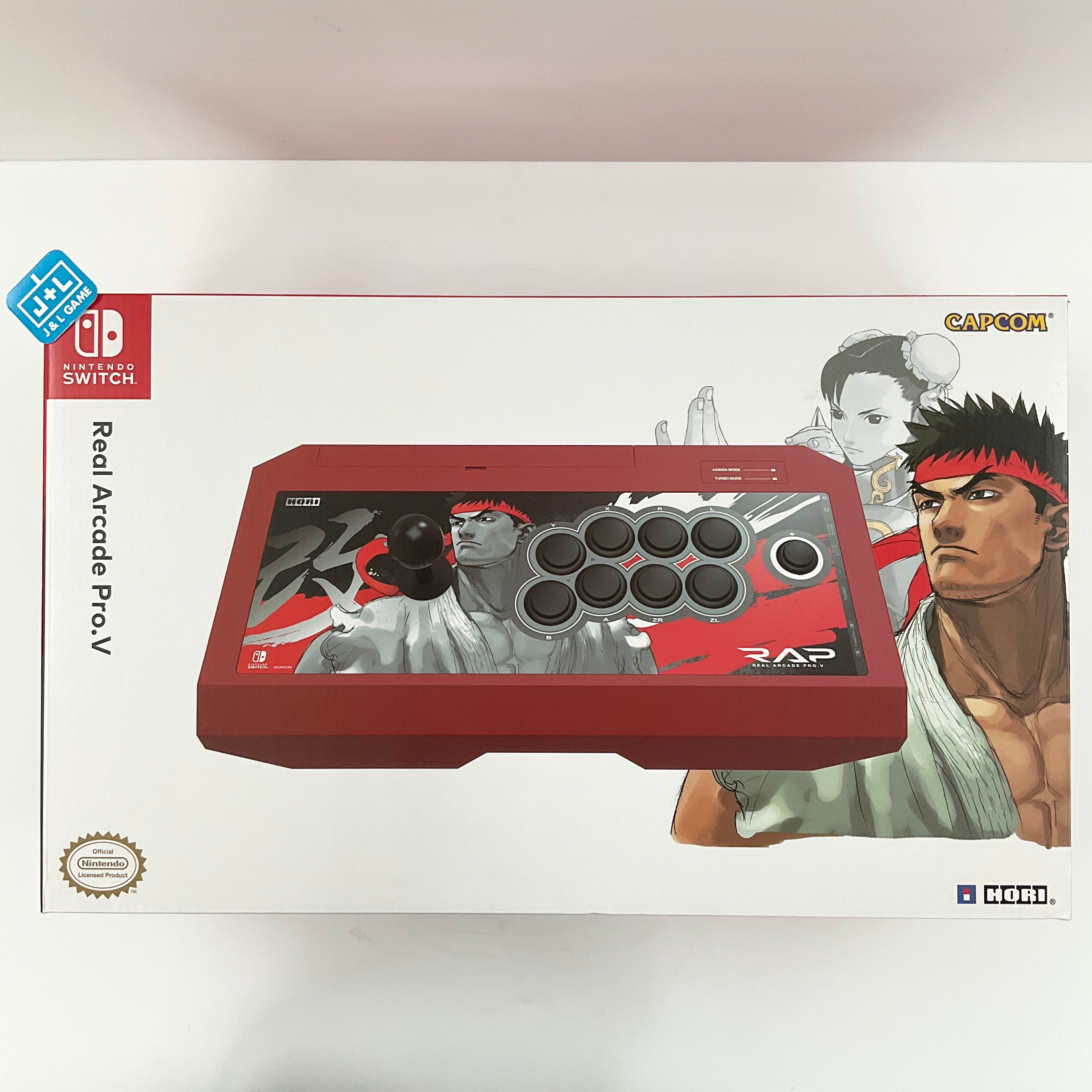 HORI Nintendo Switch Real Arcade Pro V (Street Fighter Ryu Edition) - (NSW) Nintendo Switch Accessories HORI