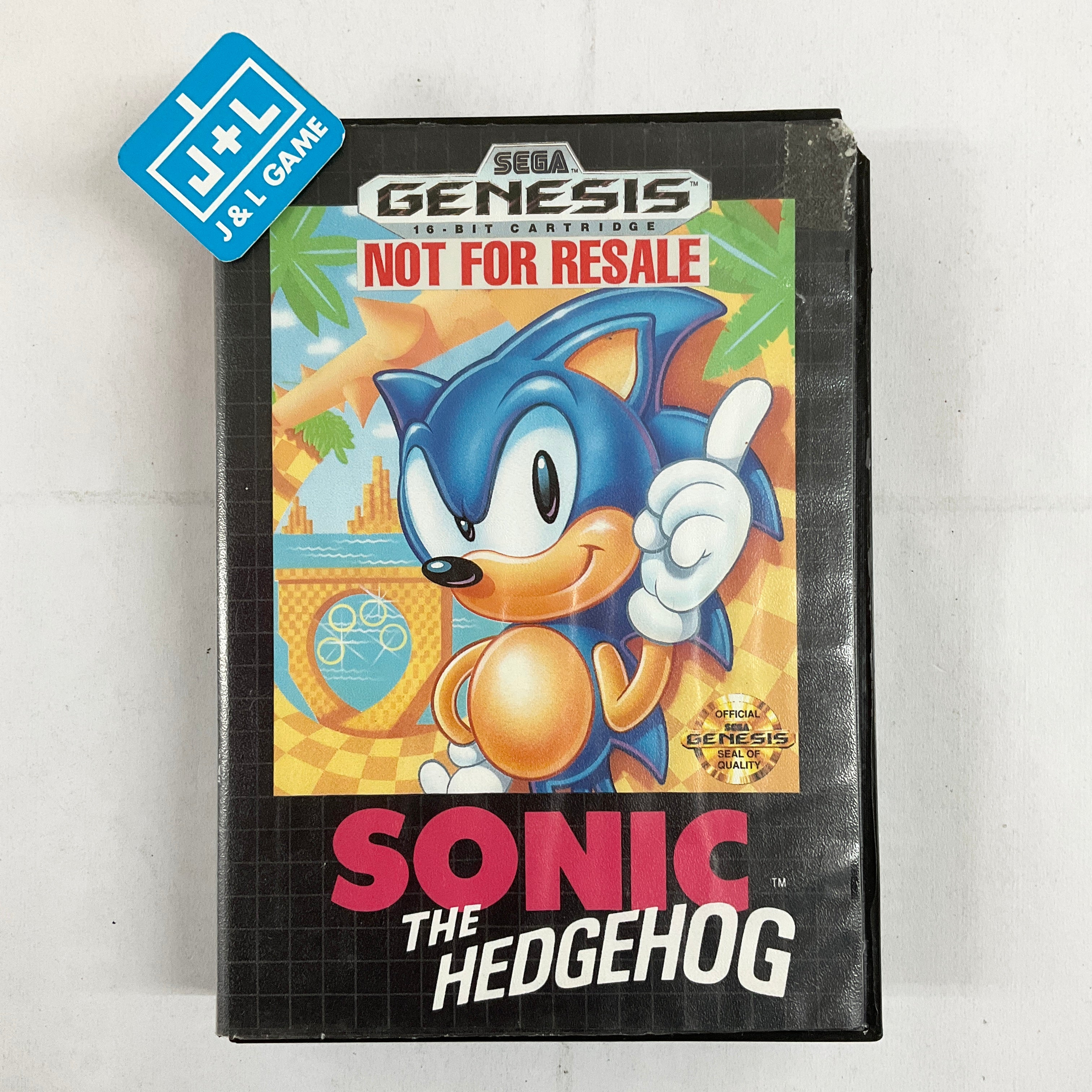 Sonic the Hedgehog (Not for Resale) - (SG) SEGA Genesis [Pre-Owned