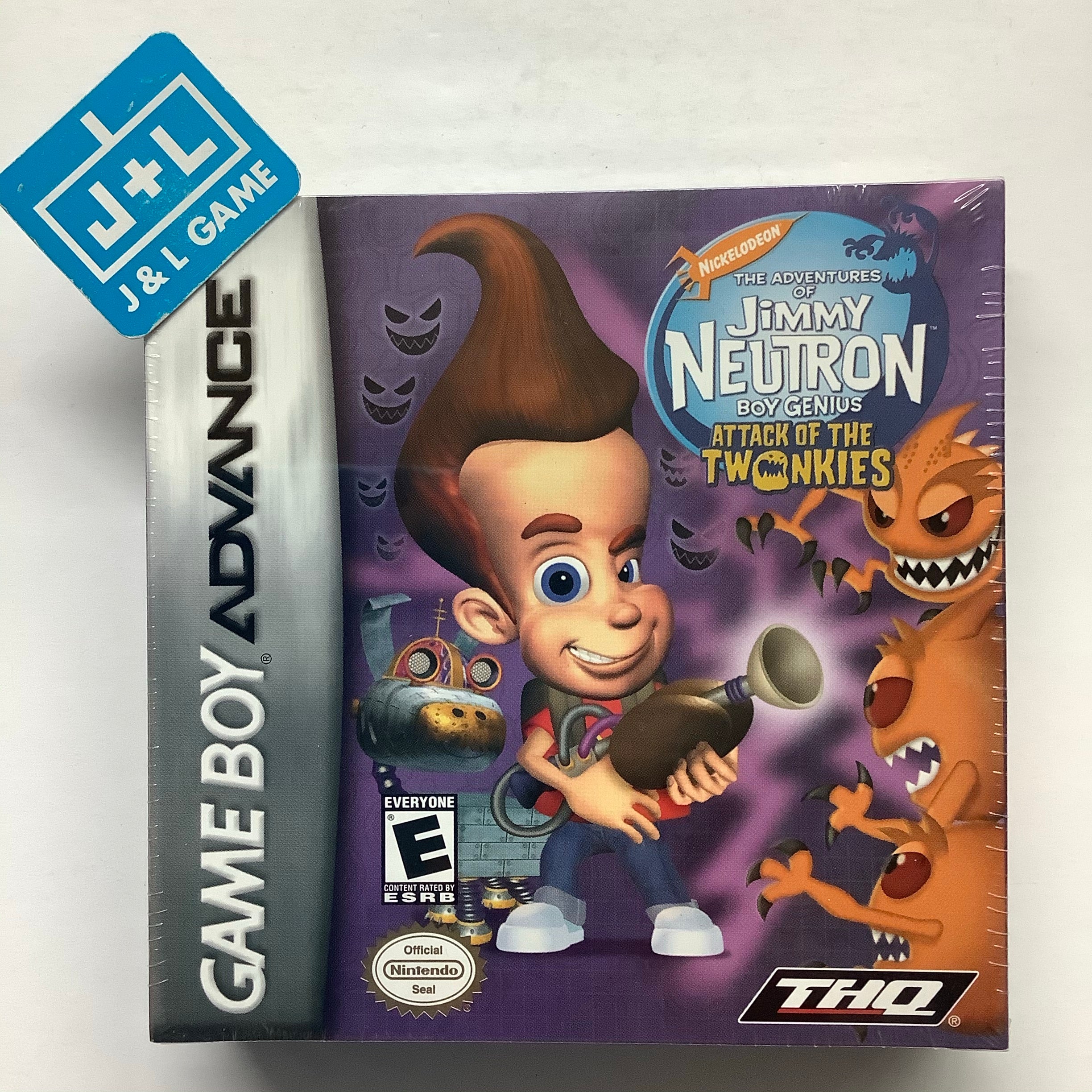 The Adventures of Jimmy Neutron Boy Genius: Attack of the Twonkies - (GBA) Game Boy Advance Video Games THQ   