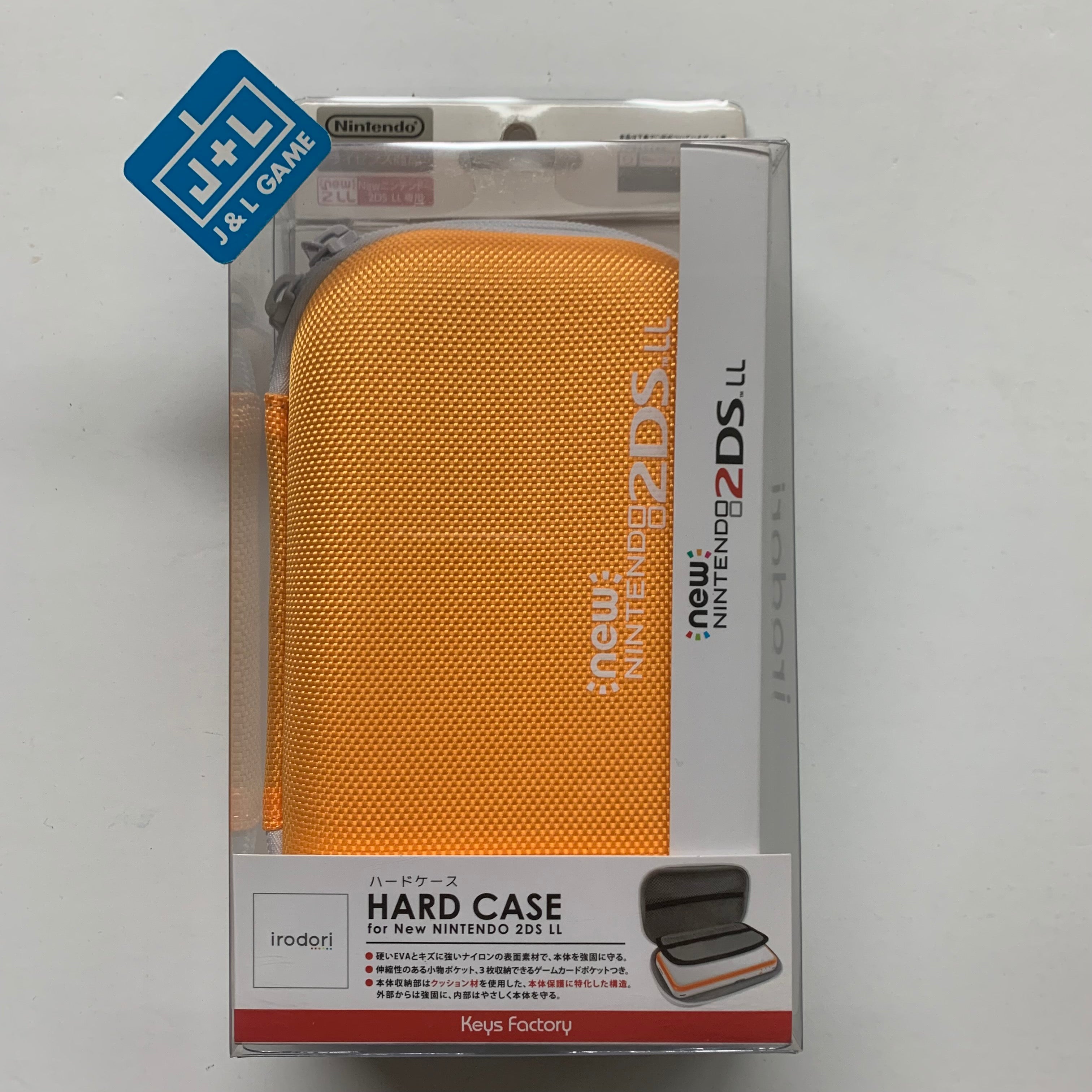 Keys Factory New Nintendo 2DS LL / 2DS XL Hard Case (Orange)  - Nintendo 3DS (Japanese Import) Accessories Keys Factory   