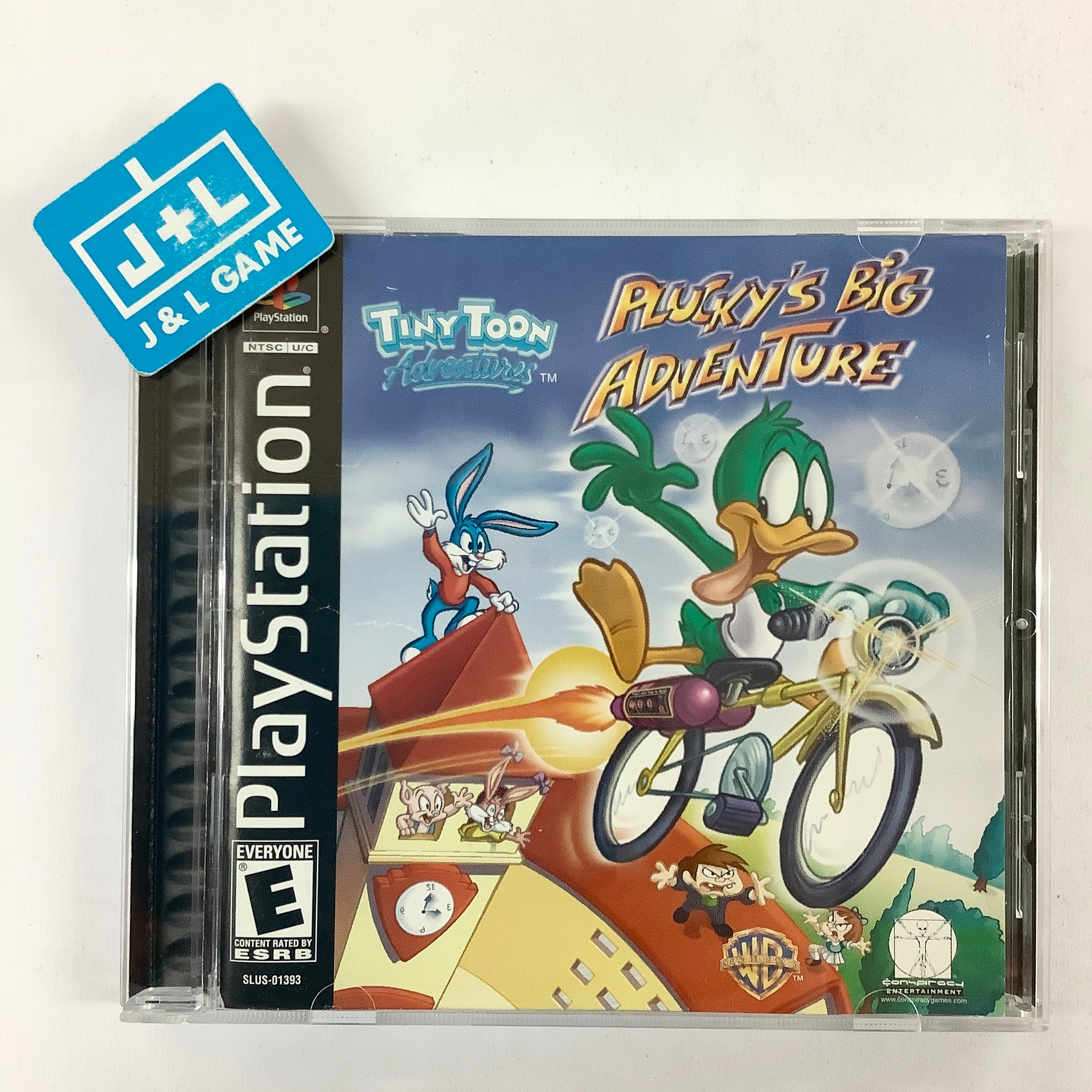 Tiny Toon Adventures: Plucky's Big Adventure - (PS1) PlayStation 1 [Pre-Owned] Video Games Conspiracy Entertainment   