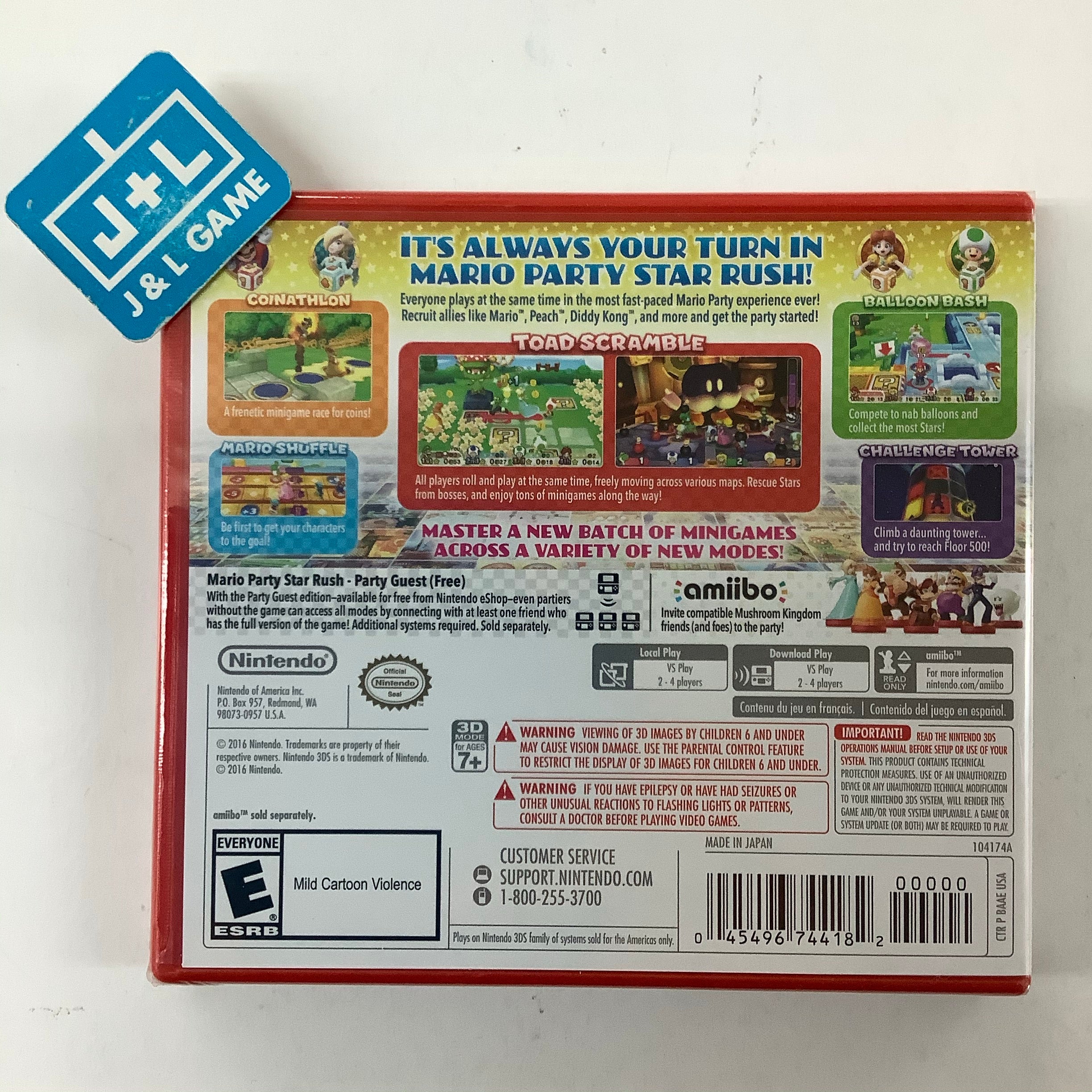 Mario Party: Star Rush - Nintendo 3DS Video Games Nintendo   