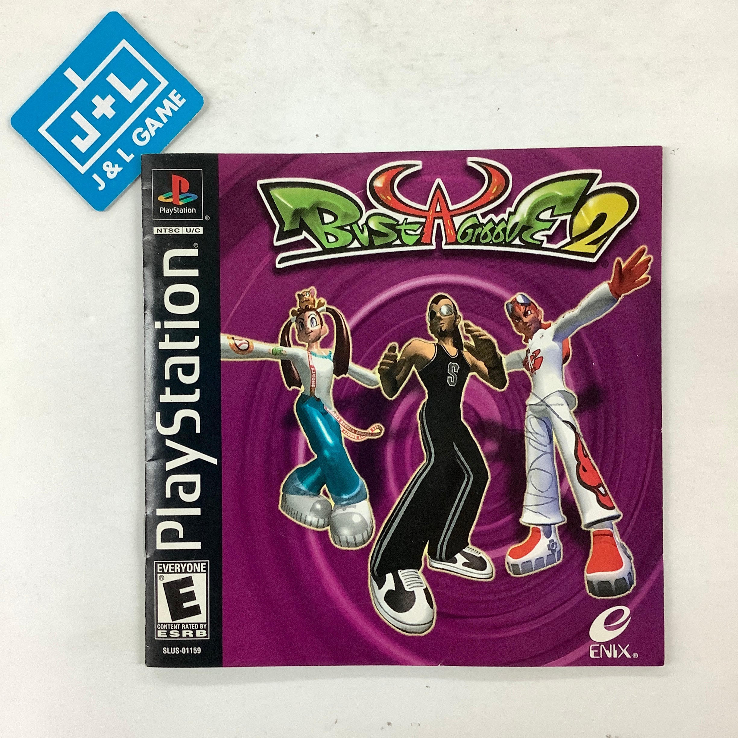 Bust A Groove 2 - (PS1) PlayStation 1 [Pre-Owned] Video Games Enix Corporation   
