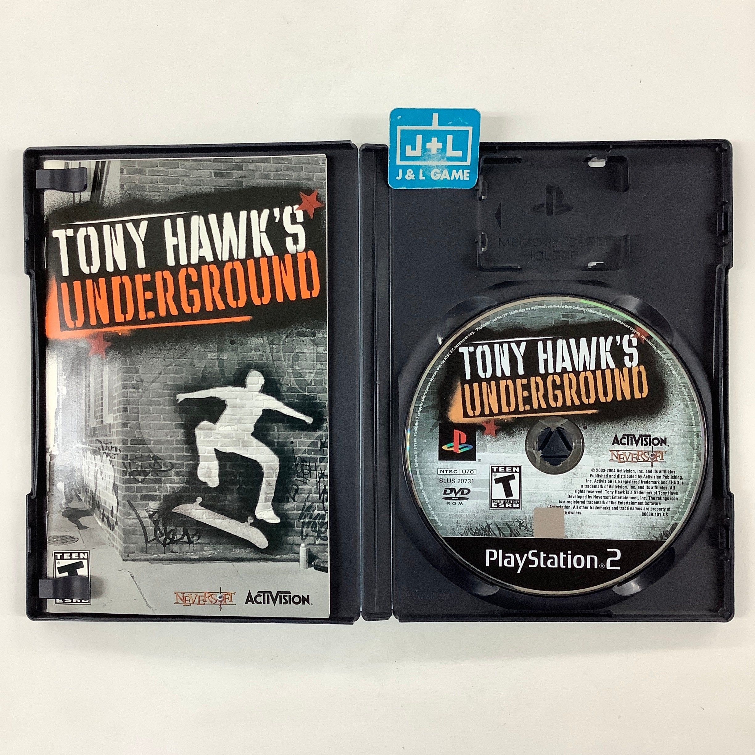 Tony Hawk's Underground - (PS2) PlayStation 2 [Pre-Owned] Video Games Activision   