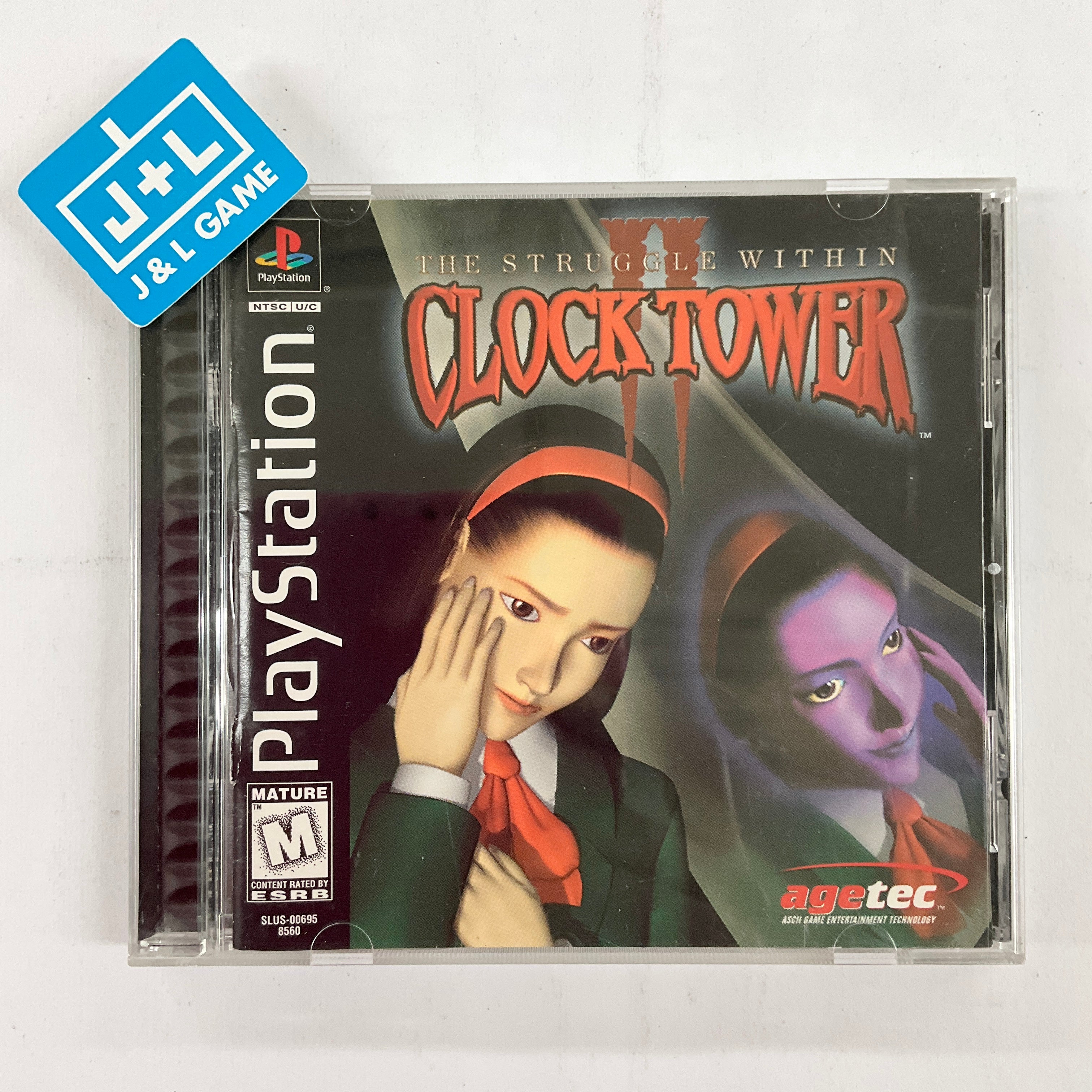 Clock Tower II: The Struggle Within - (PS1) PlayStation 1 [Pre-Owned] Video Games Agetec   