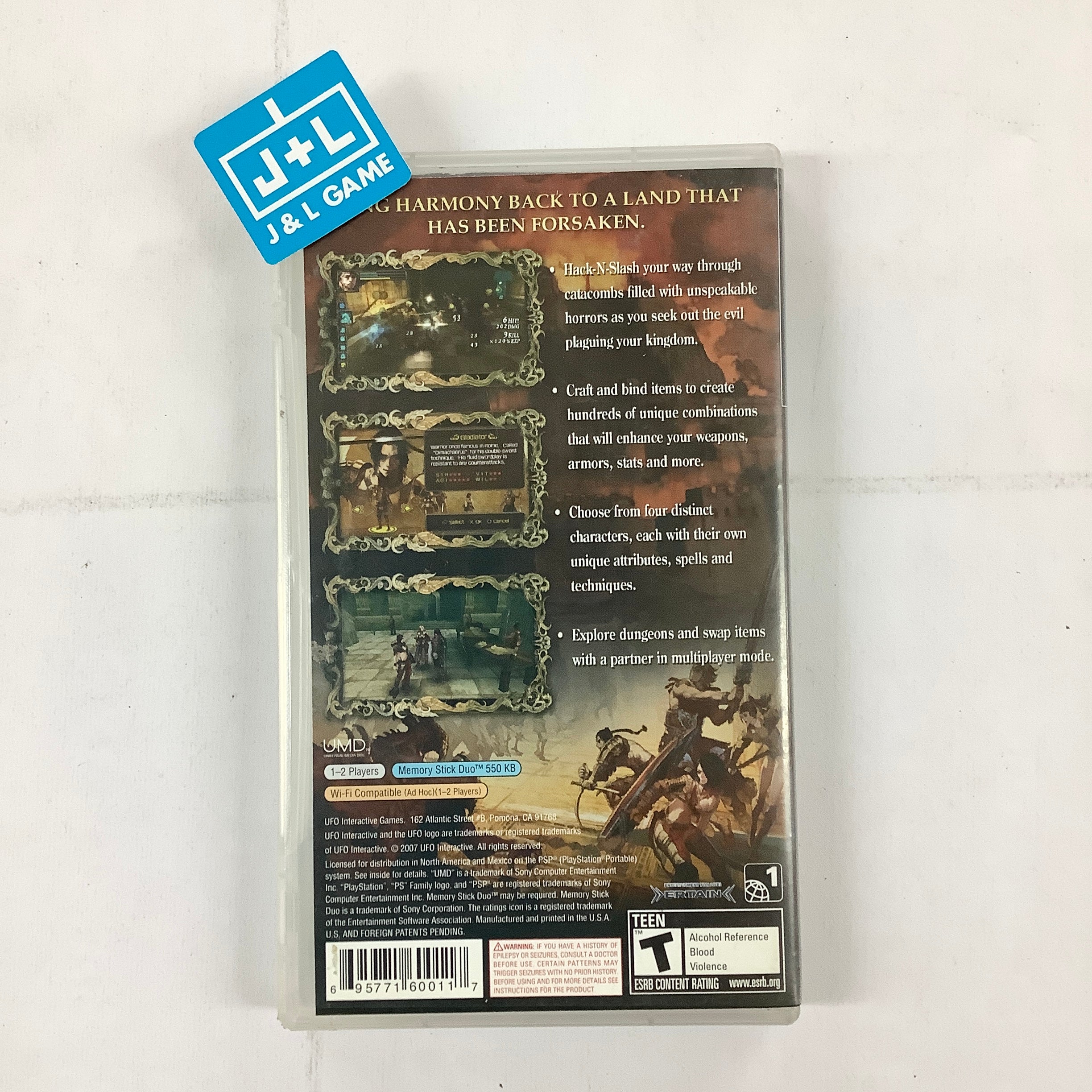 Warriors of the Lost Empire - Sony PSP [Pre-Owned] Video Games UFO Interactive   