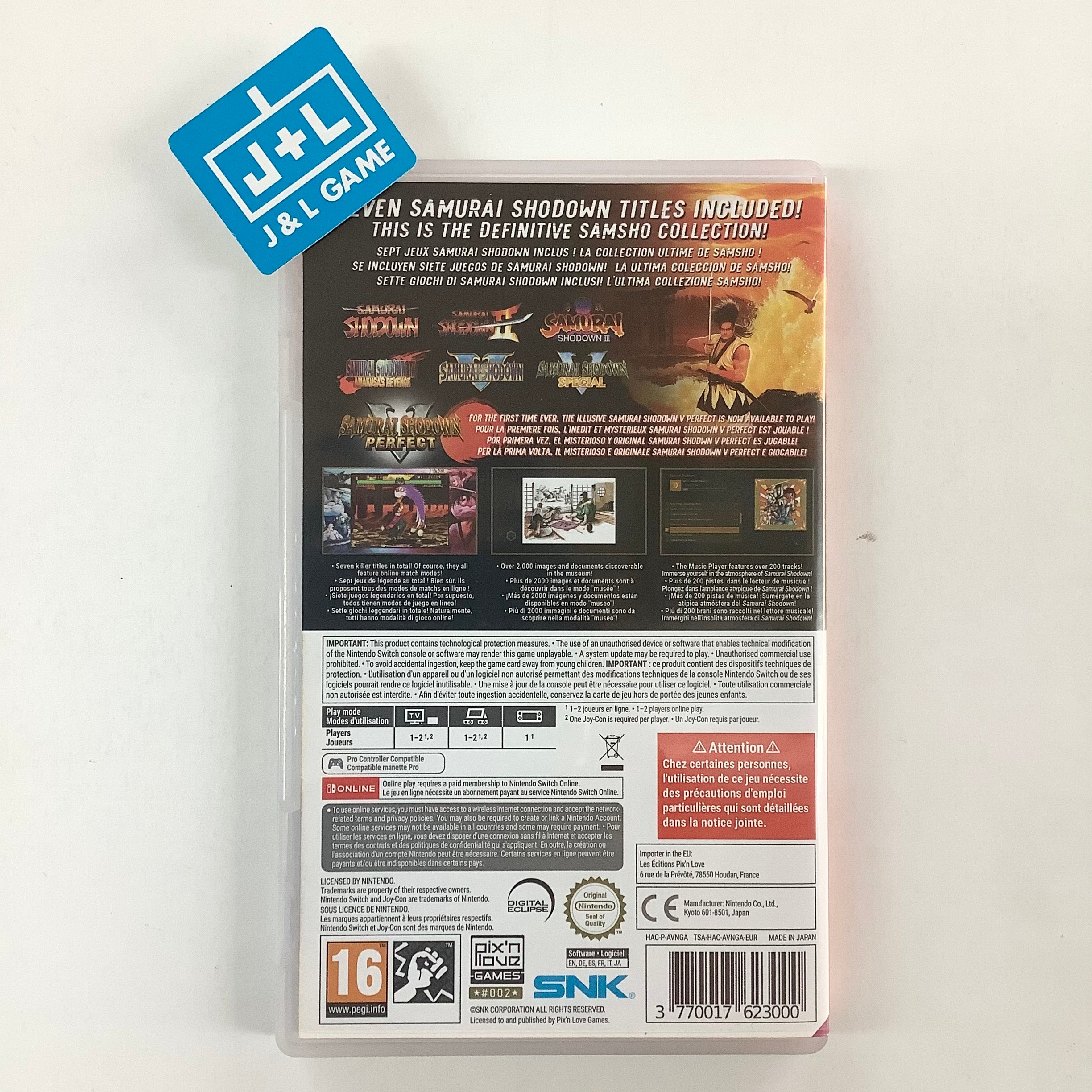 Samurai Shodown NeoGeo Collection - (NSW) Nintendo Switch [Pre-Owned] (European Import) Video Games SNK   