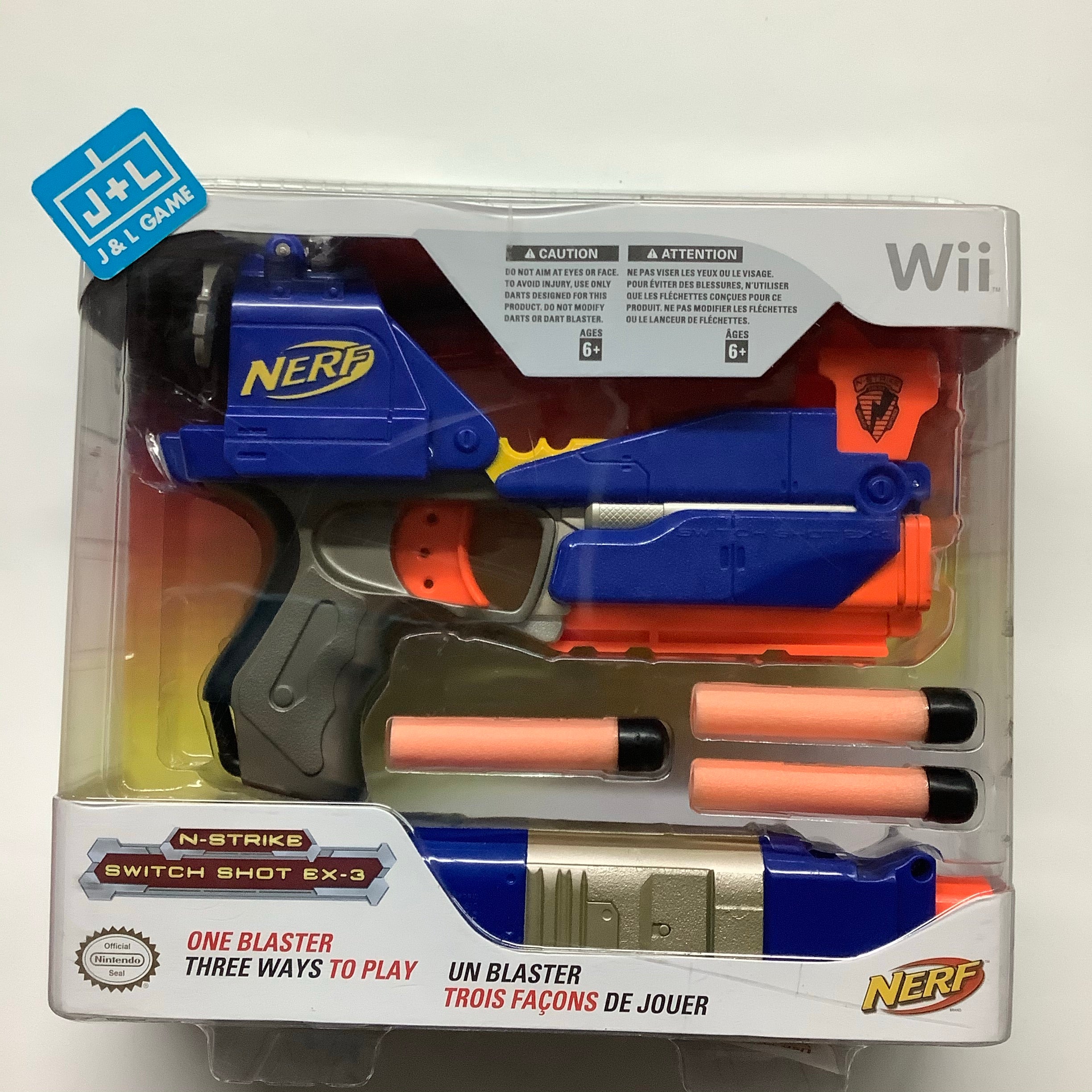 Nerf N-Strike Switch Shot EX-3 (No Game or Remote) - Nintendo Wii Accessories Hasbro   