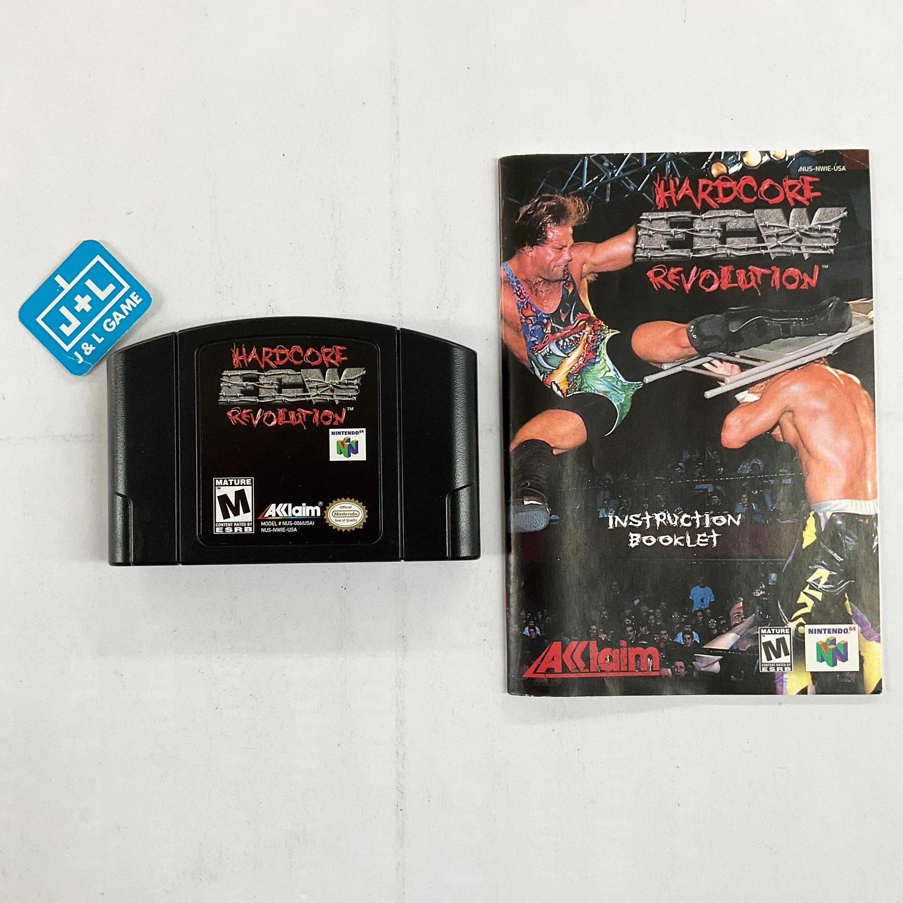 ECW Hardcore Revolution - (N64) Nintendo 64 [Pre-Owned] Video Games Acclaim   