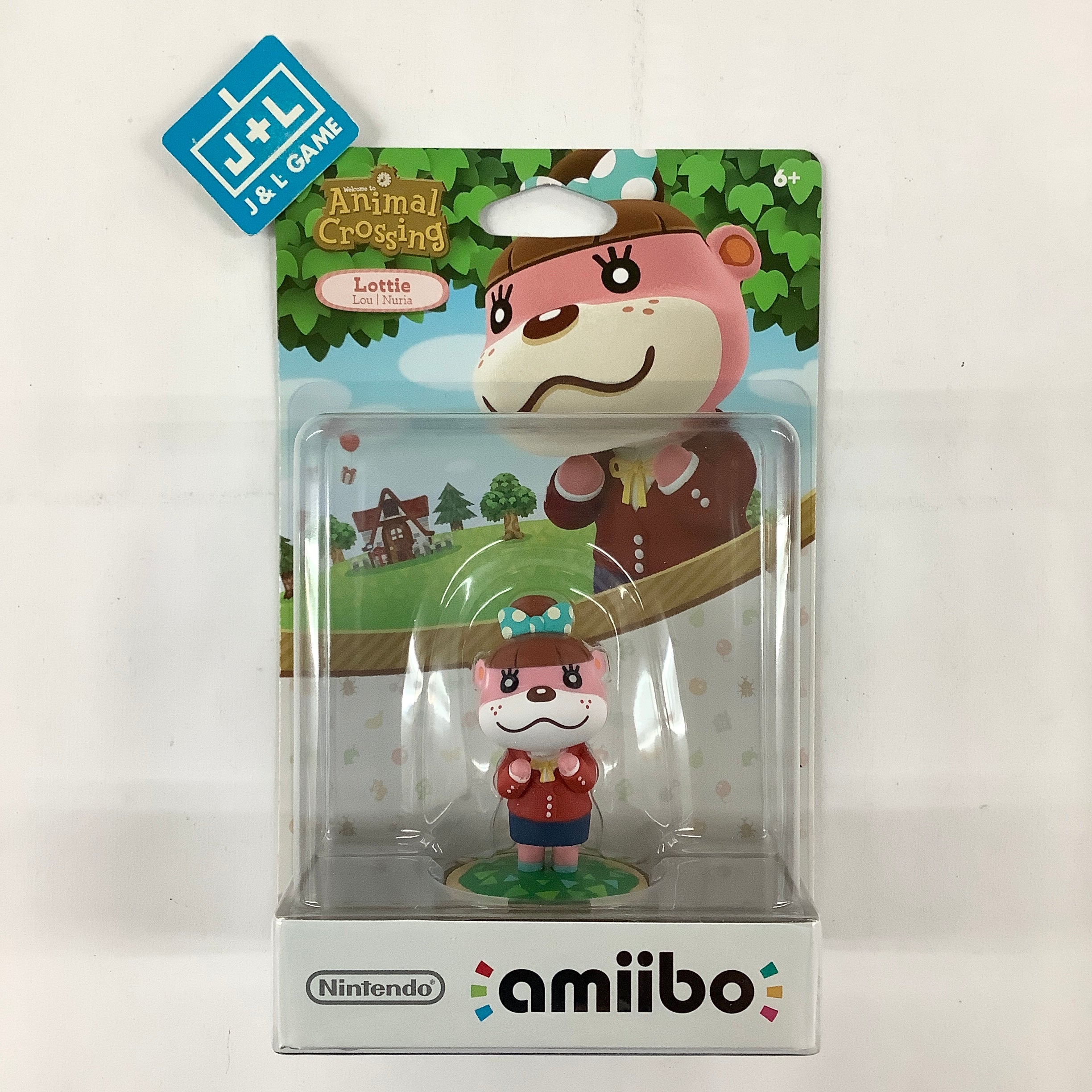 Animal Crossing Amiibo Card 017 Lottie Karlotta Lou Série 1 EU New Animal Crossing Amiibo Card 017 Lottie Karlotta Lou Série 1 EU New
