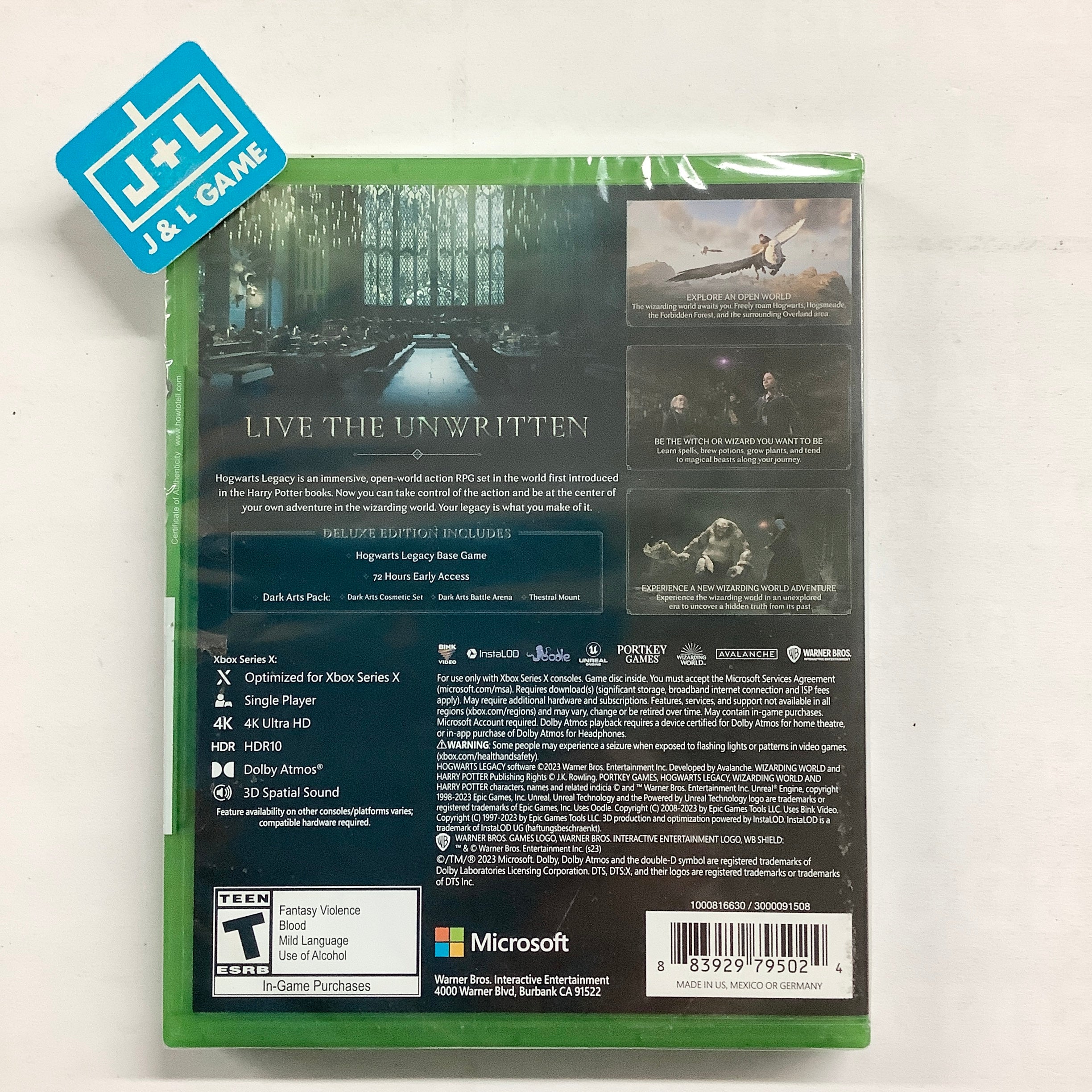 Hogwarts Legacy Deluxe Edition - (XSX) Xbox Series X Video Games WB Games   