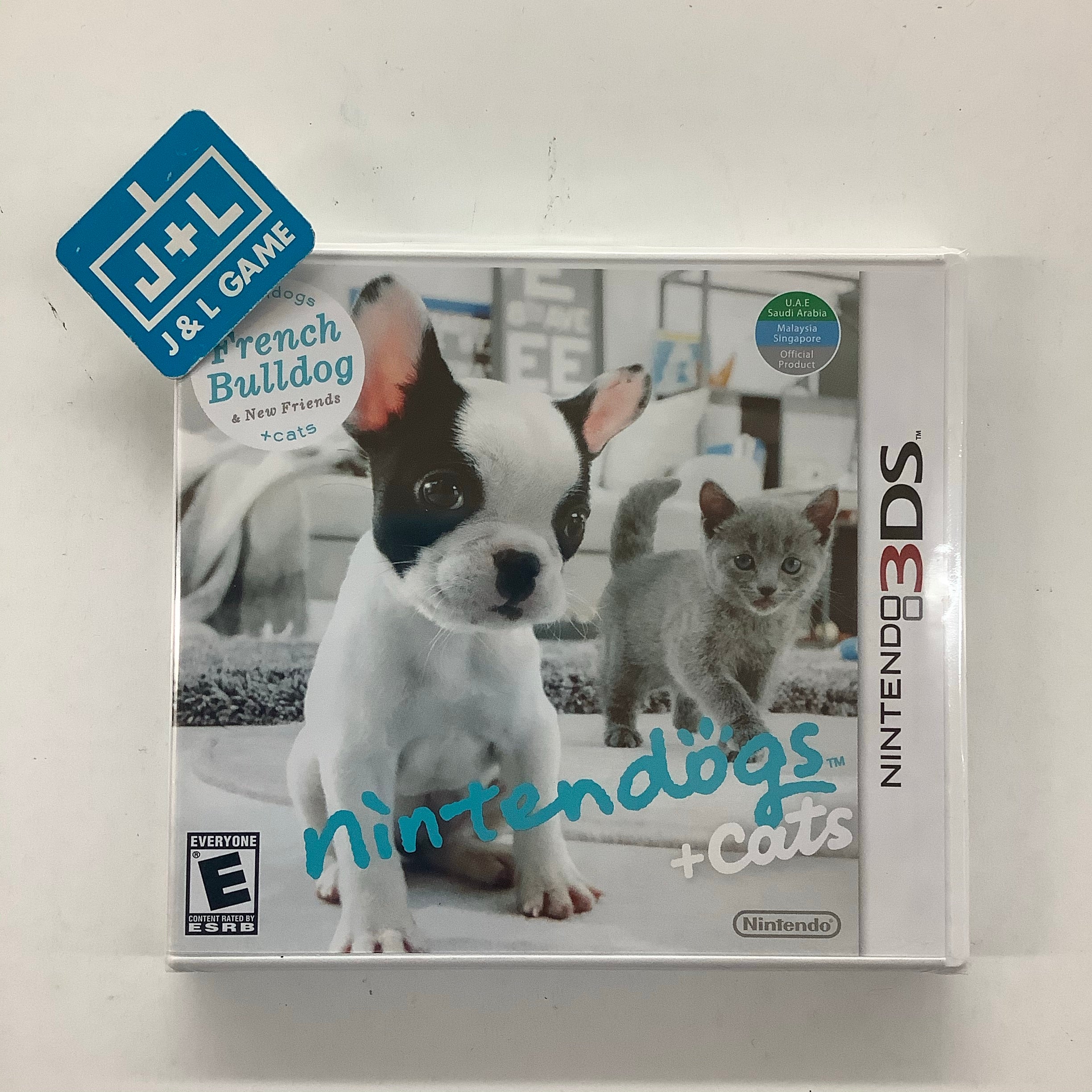 Nintendogs + Cats: French Bulldog & New Friends - Nintendo 3DS ( World Edition ) Video Games Nintendo