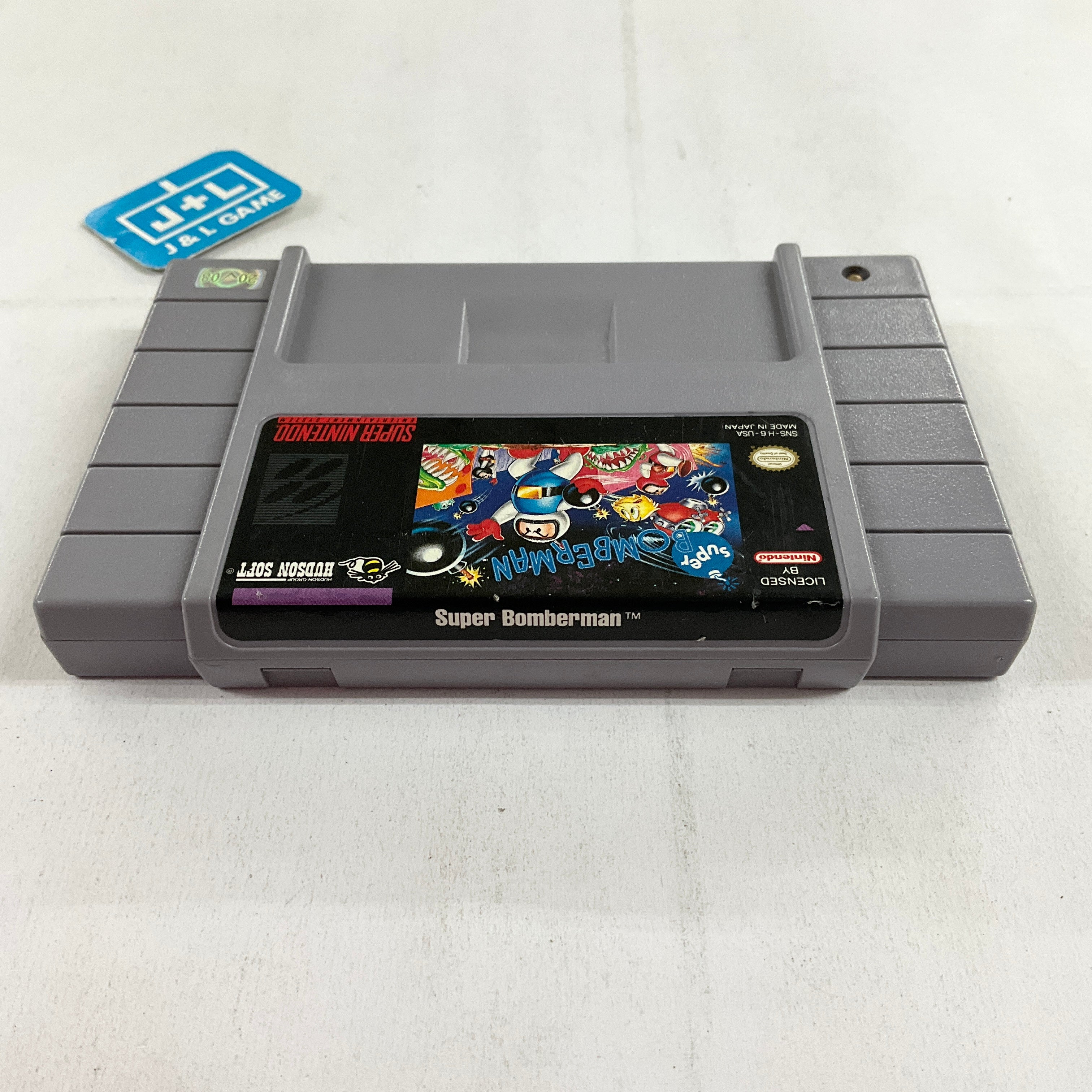 Super Bomberman - (SNES) Super Nintendo [Pre-Owned] Video Games Hudson   