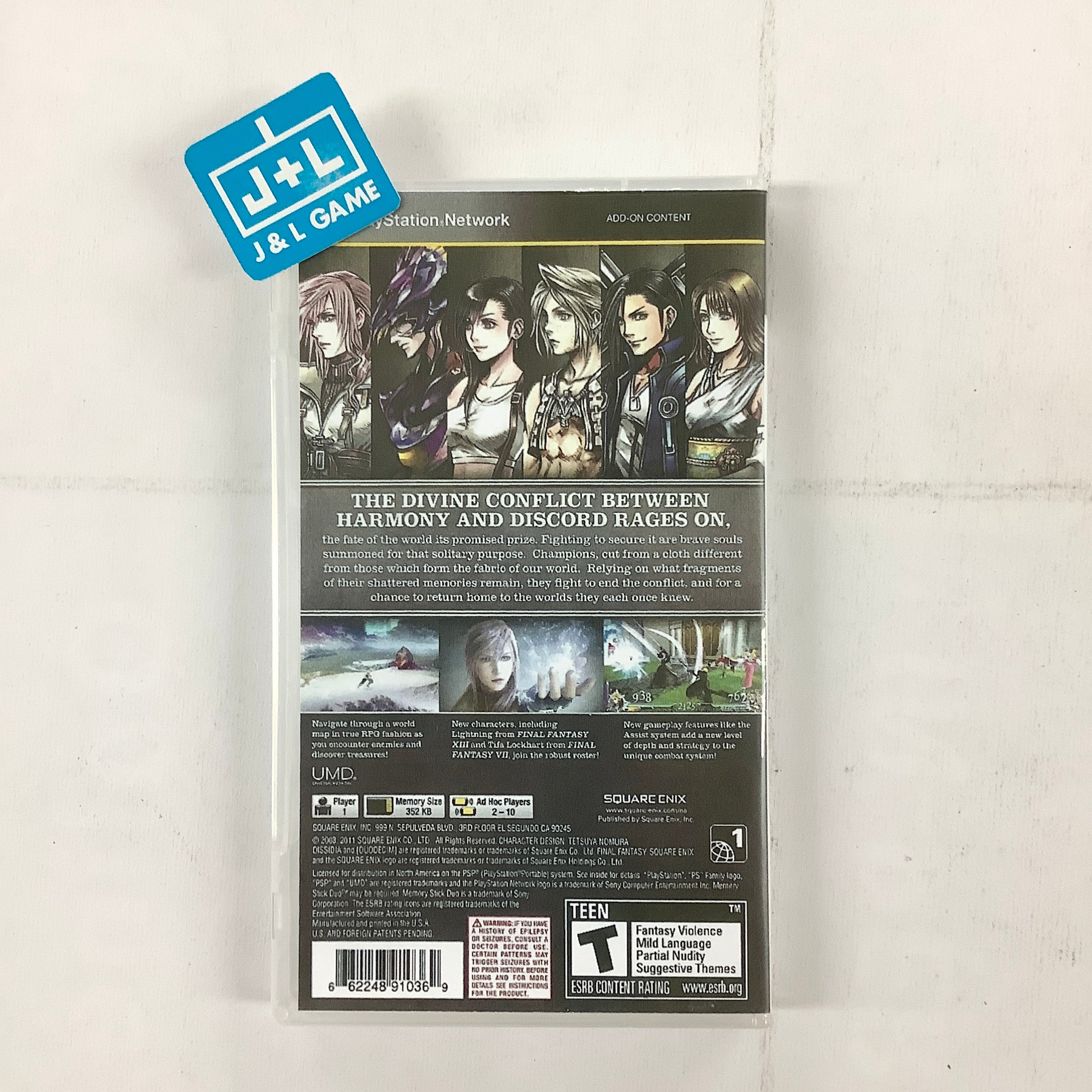 Dissidia 012: Duodecim Final Fantasy - SONY PSP [Pre-Owned] Video Games Square Enix   