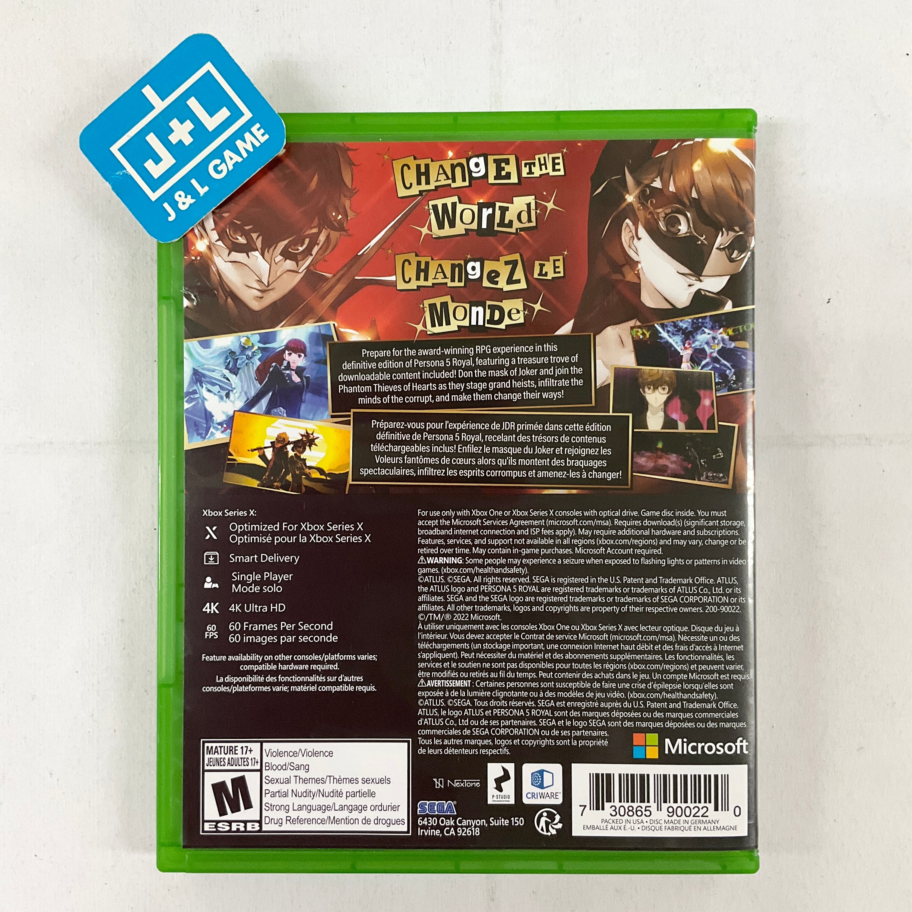 Persona 5 Royal: Standard Edition - (XSX) Xbox Series X [Pre-Owned] Video Games SEGA   