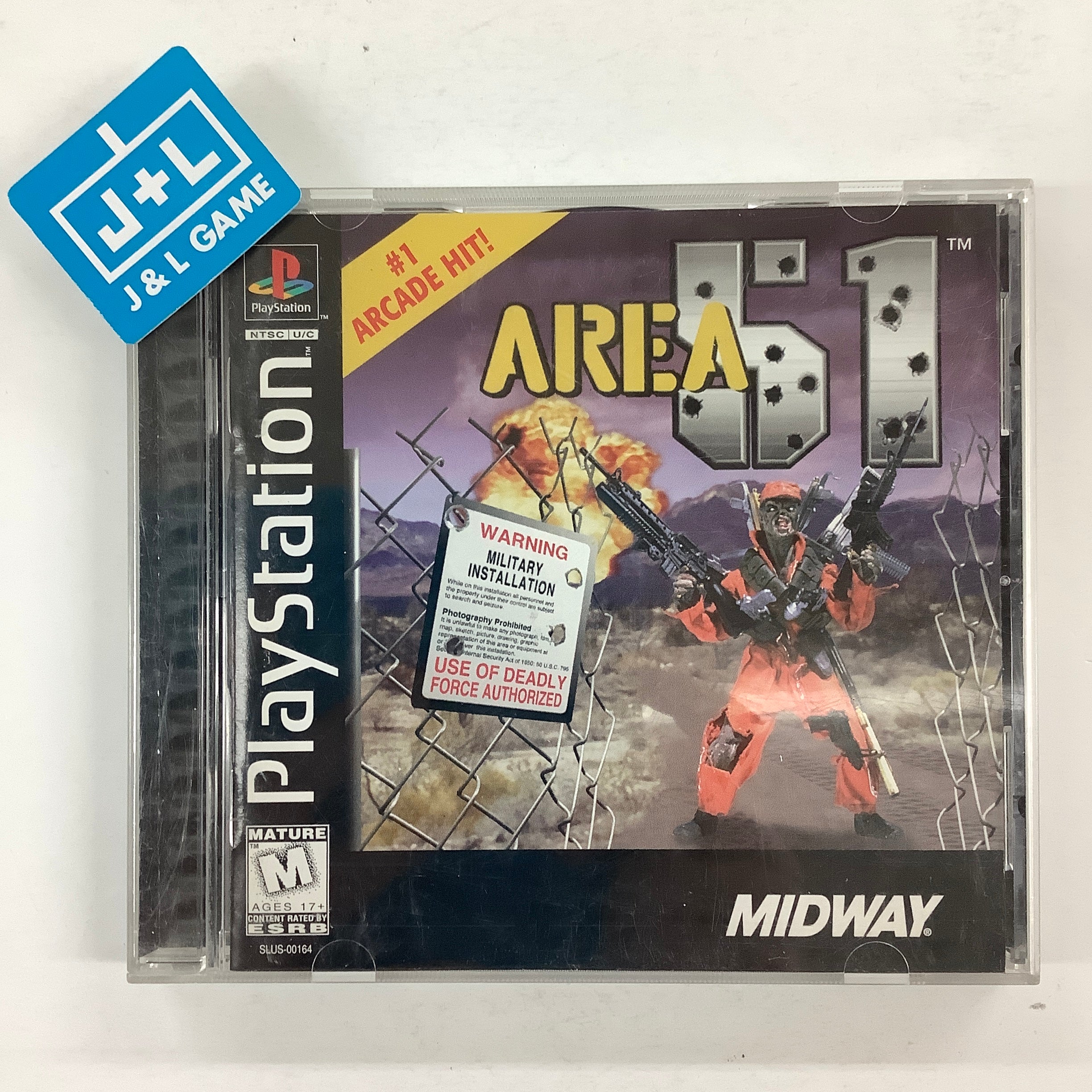 Area 51 - (PS1) PlayStation 1 [Pre-Owned] Video Games Midway   