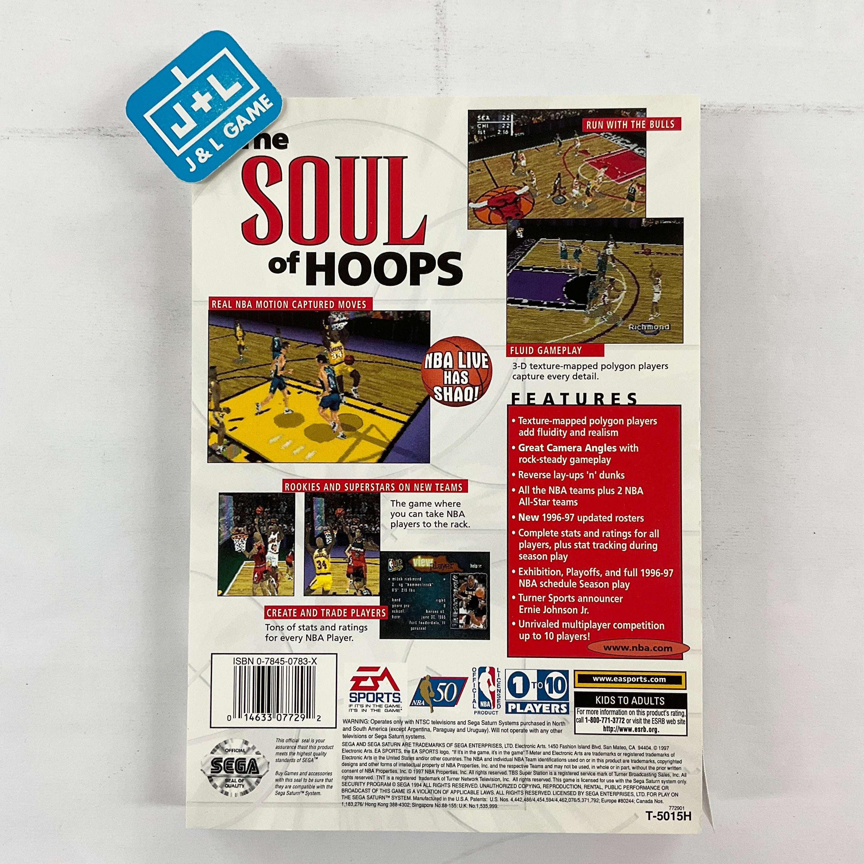 NBA Live 97 - (SS) SEGA Saturn [Pre-Owned] Video Games EA Sports   