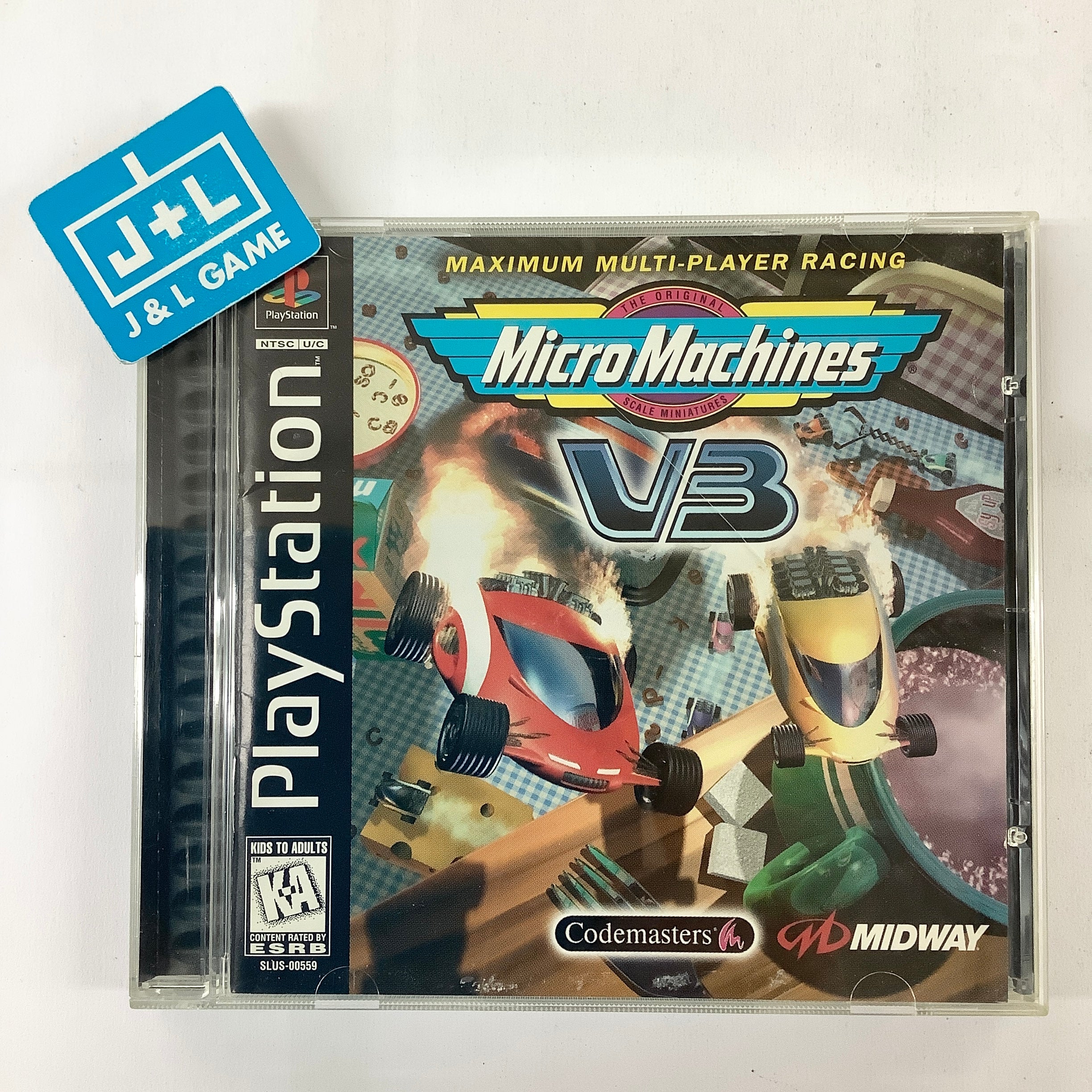 Racing Game Micro Machines Psp Micro Machines V3 (PS1) PlayStation