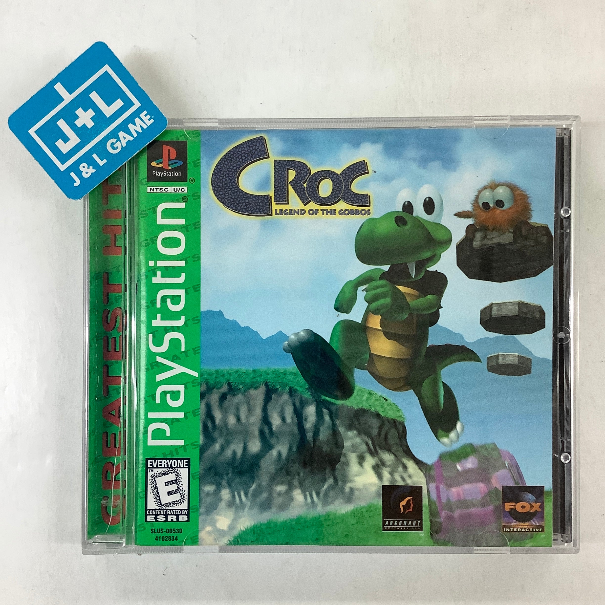 Croc: Legend of the Gobbos (Greatest Hits) - (PS1) PlayStation 1 [Pre-Owned] Video Games Fox Interactive   