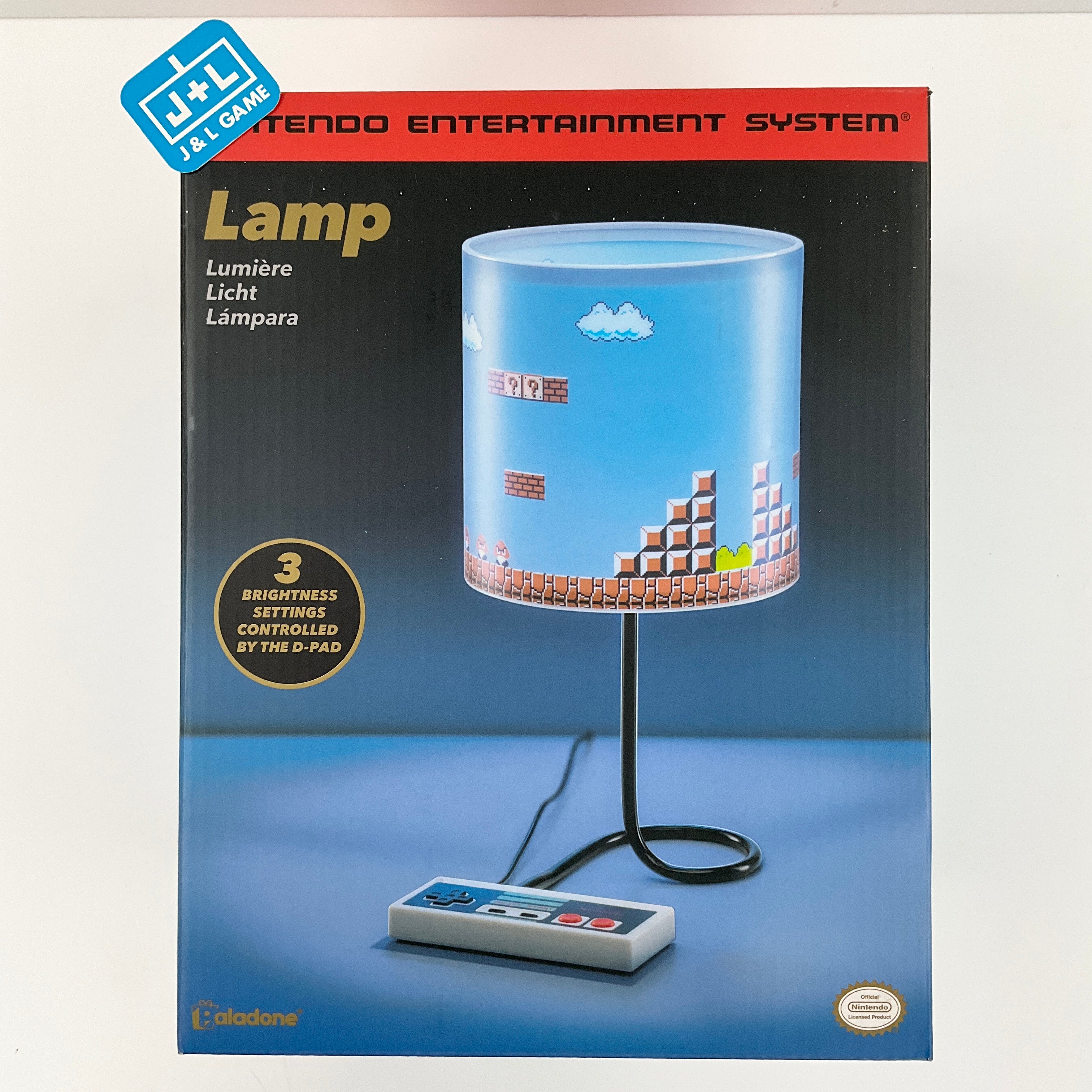 Paladone Nintendo Super Mario Bros Lamp - Retro Decor Light Accessories Paladone