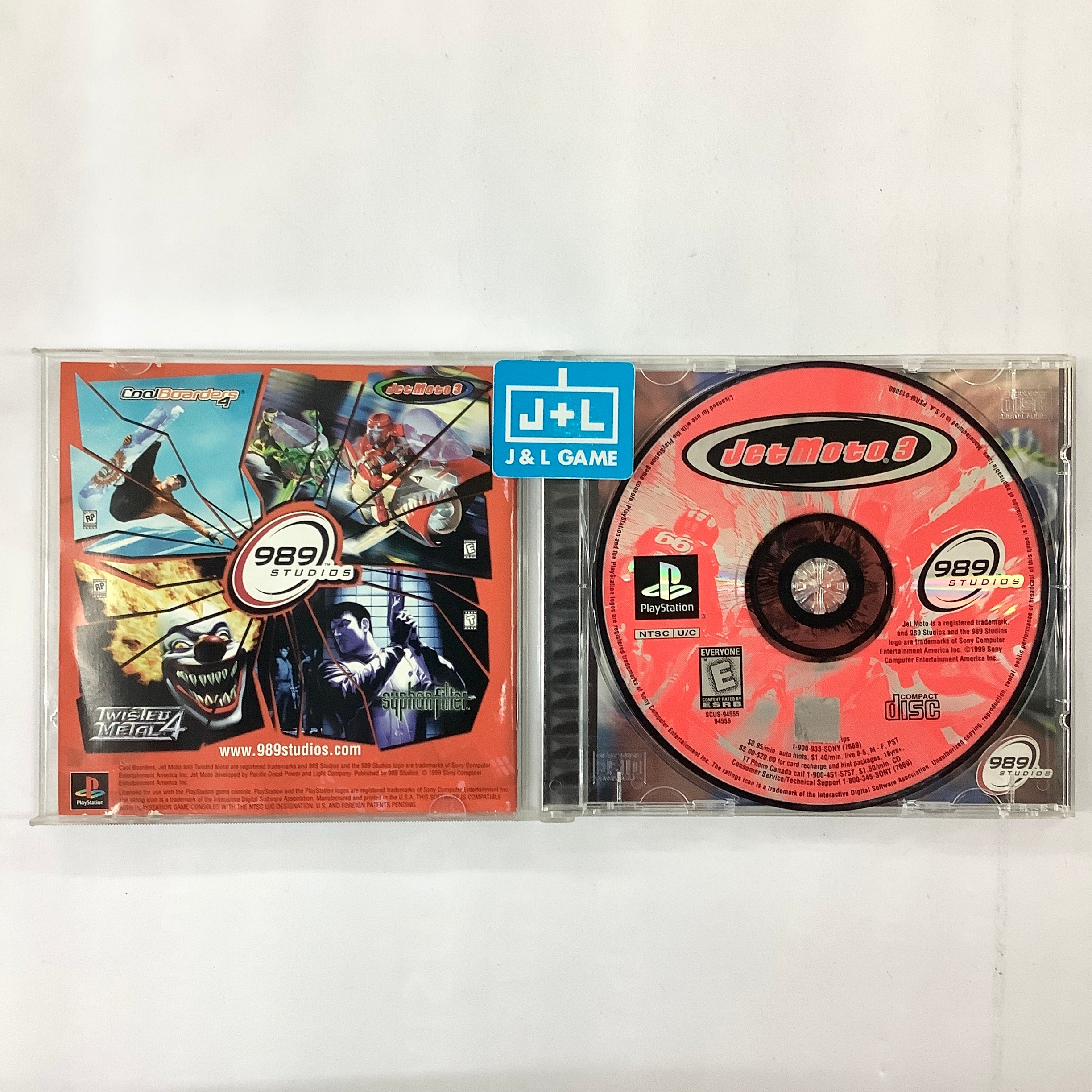 Jet Moto 3 - (PS1) PlayStation 1 [Pre-Owned] Video Games 989 Sports   