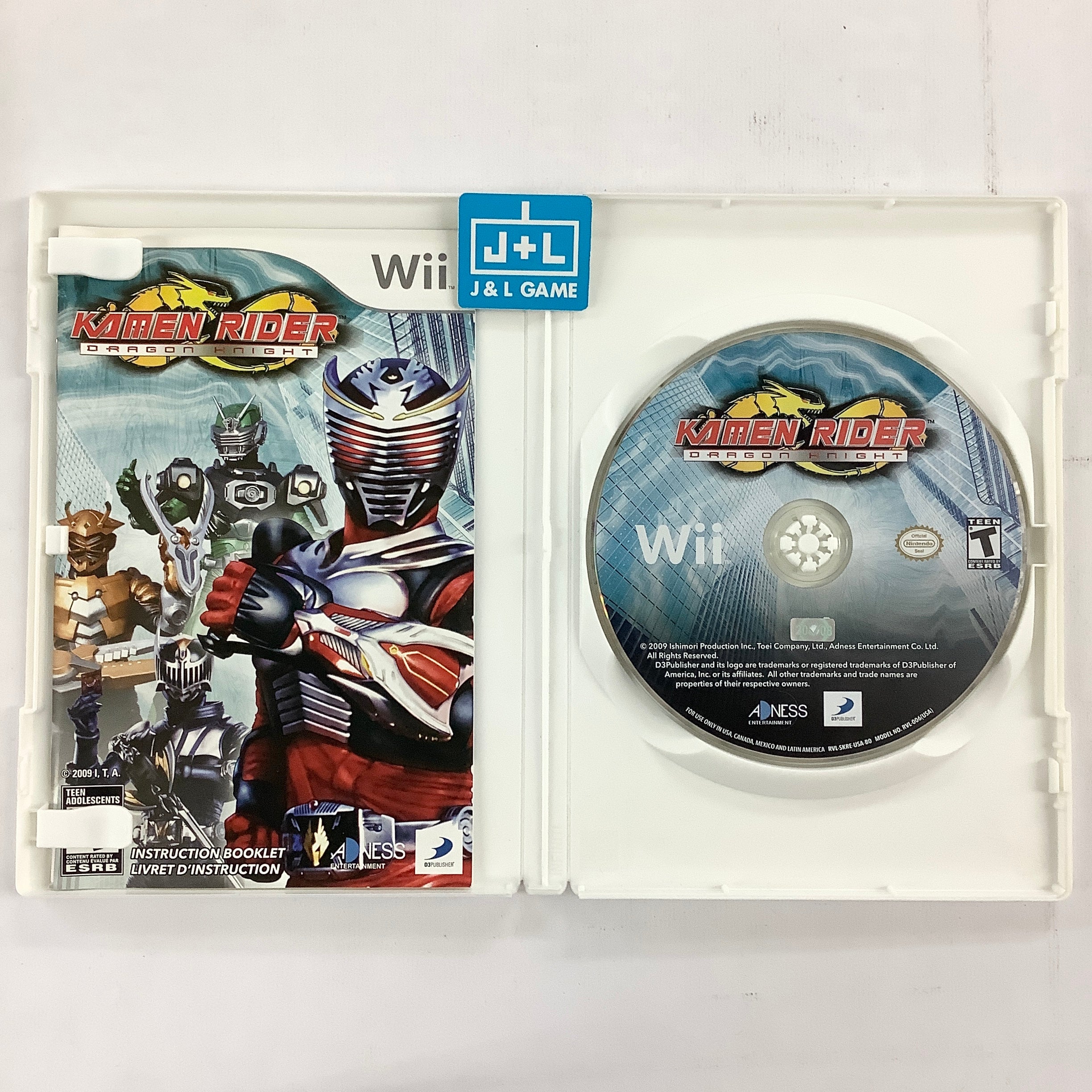 Kamen Rider Dragon Knight - Nintendo Wii [Pre-Owned] Video Games D3Publisher   
