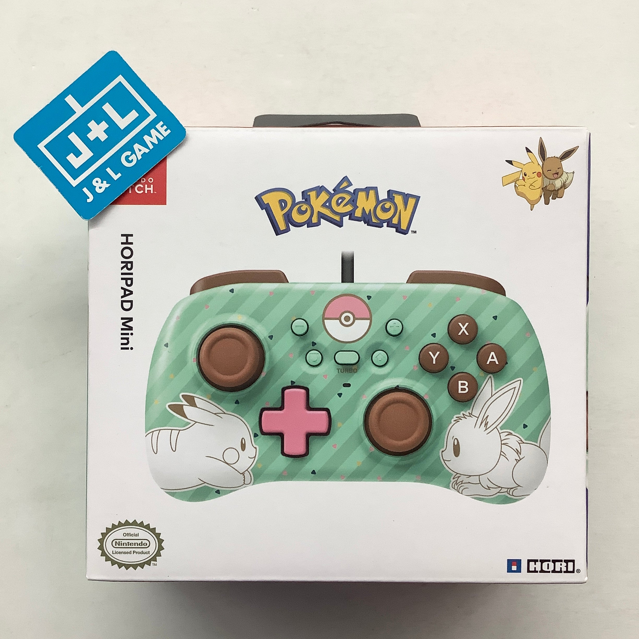 HORI Nintendo Switch HORIPAD Mini (Pokemon: Pikachu Eevee