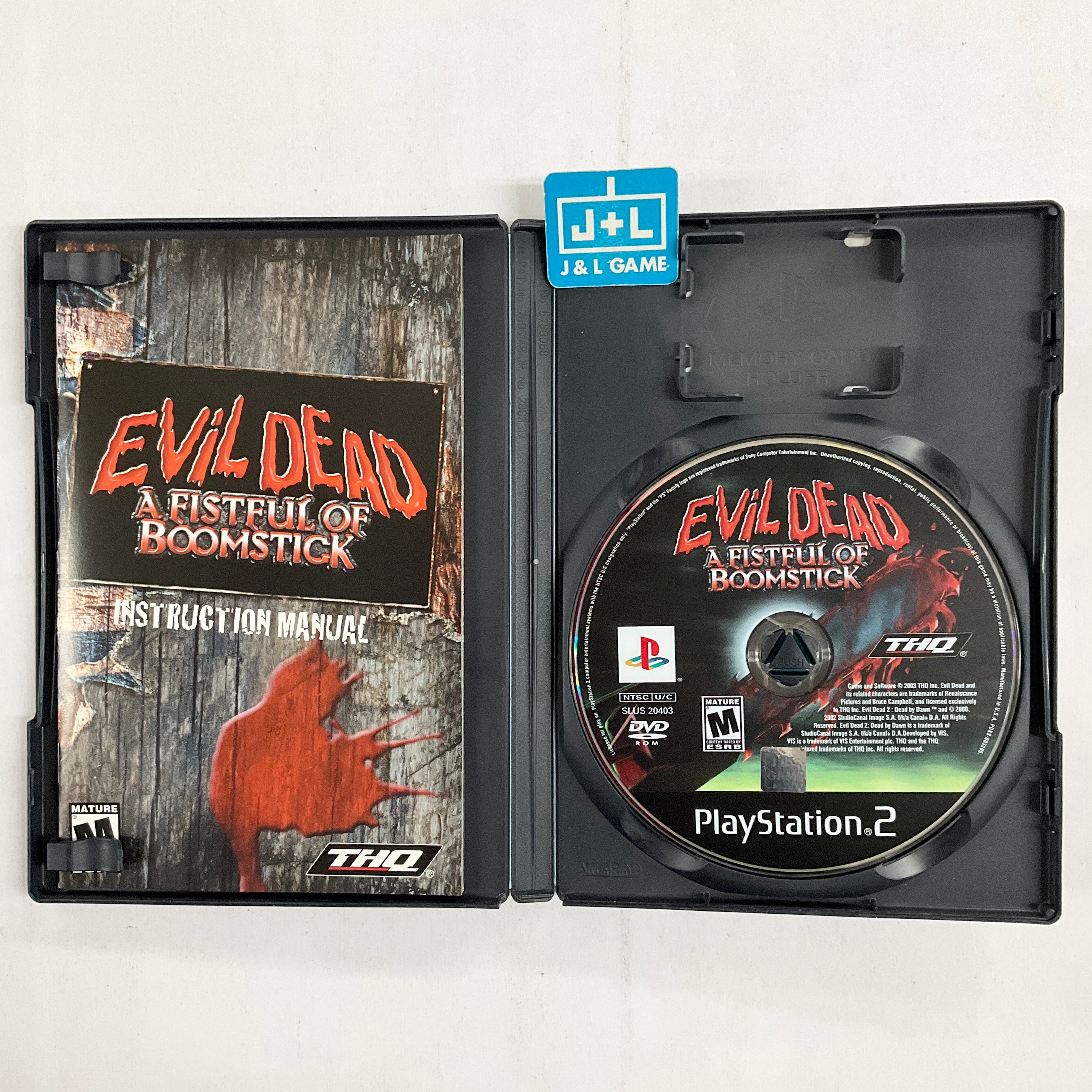 Evil Dead: A Fistful of Boomstick - (PS2) PlayStation 2 [Pre-Owned] Video Games THQ   