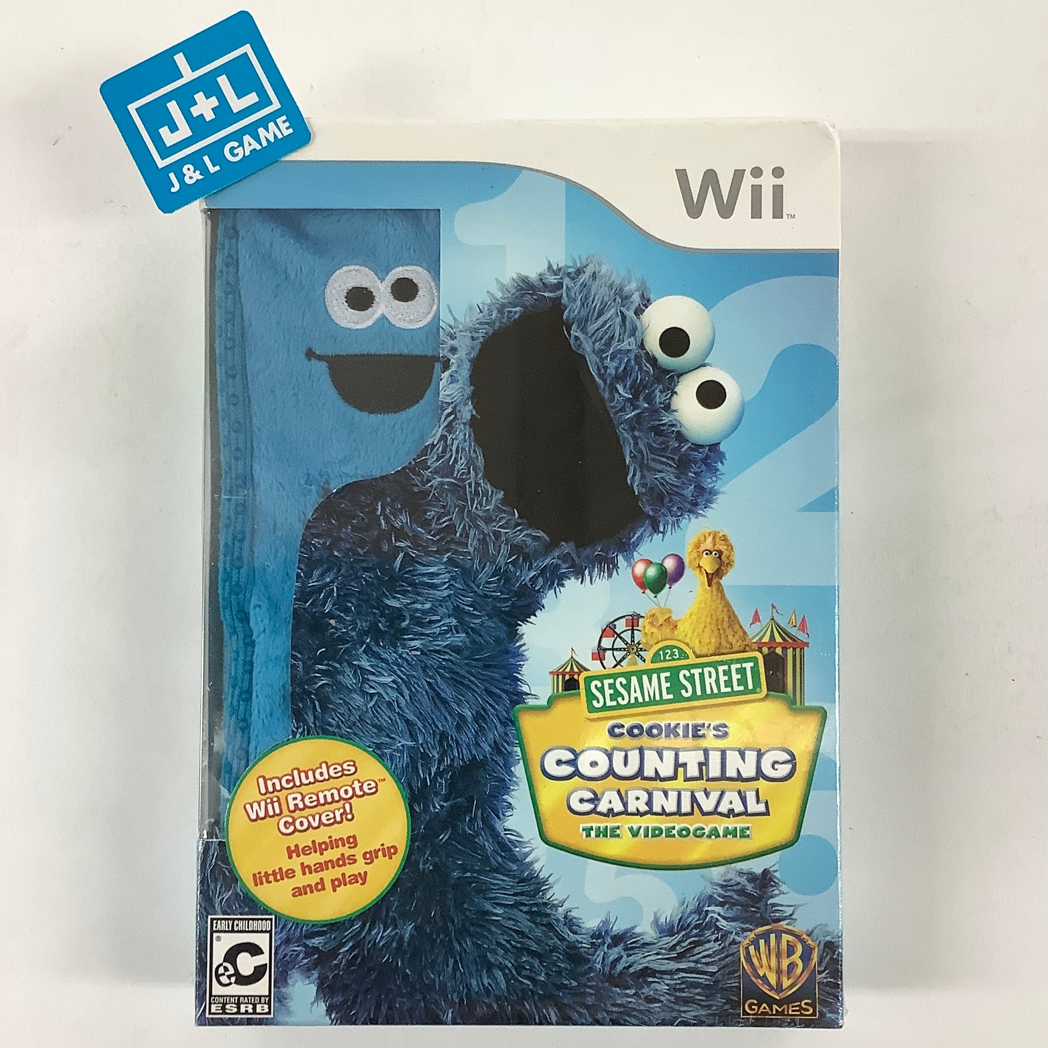 Sesame Street: Cookie's Counting Carnival - Nintendo Wii Video Games Warner Bros. Interactive Entertainment   